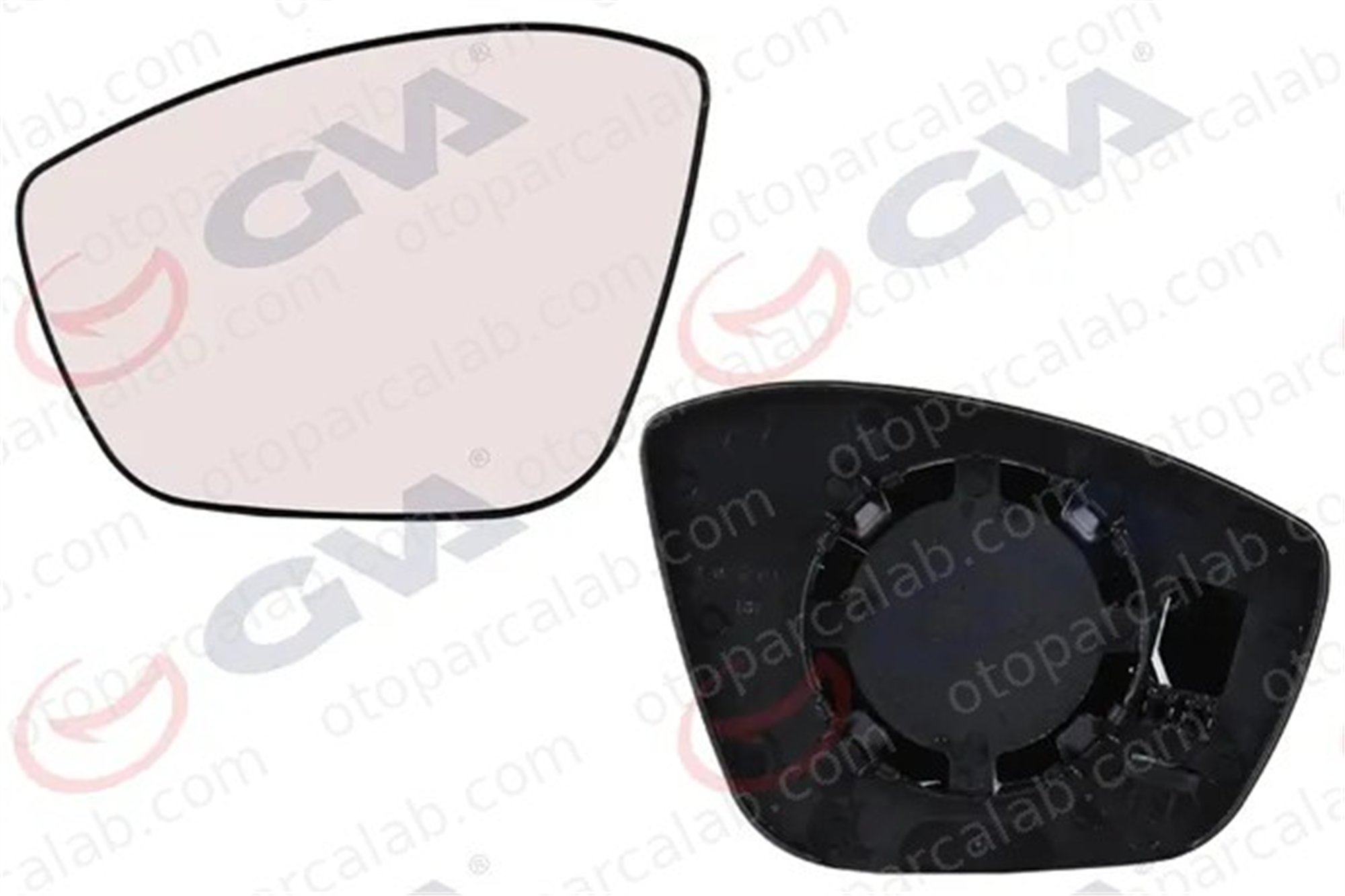 GVA 1143281 Ayna Camı Dış Sol PEUGEOT 208 I 308 II 1607512180 1610707580