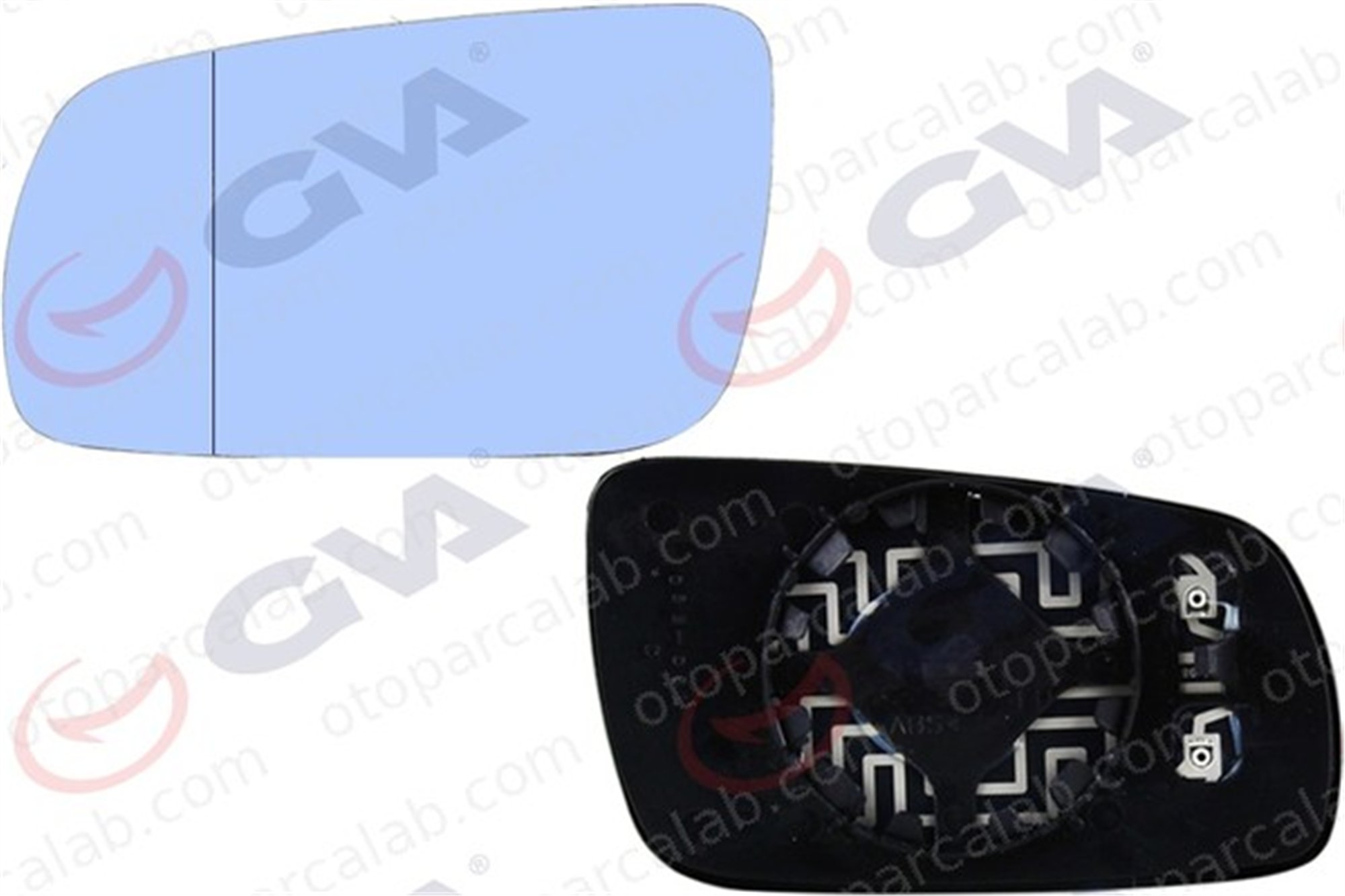 GVA 1175019 Ayna Camı Dış Sol VW BORA I GOLF IV 1J1857521C