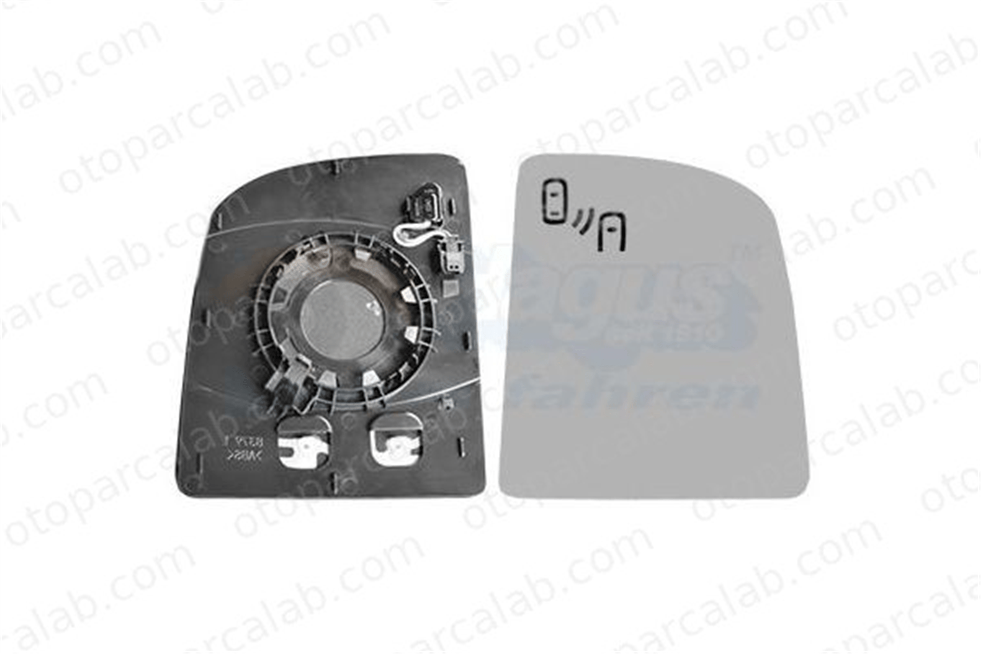 GVA 1175124 Ayna Camı Dış Sağ VW CRAFTER Panelvan/Van MAN TGE Panelvan/Van 7C0857522G 7C0857522D