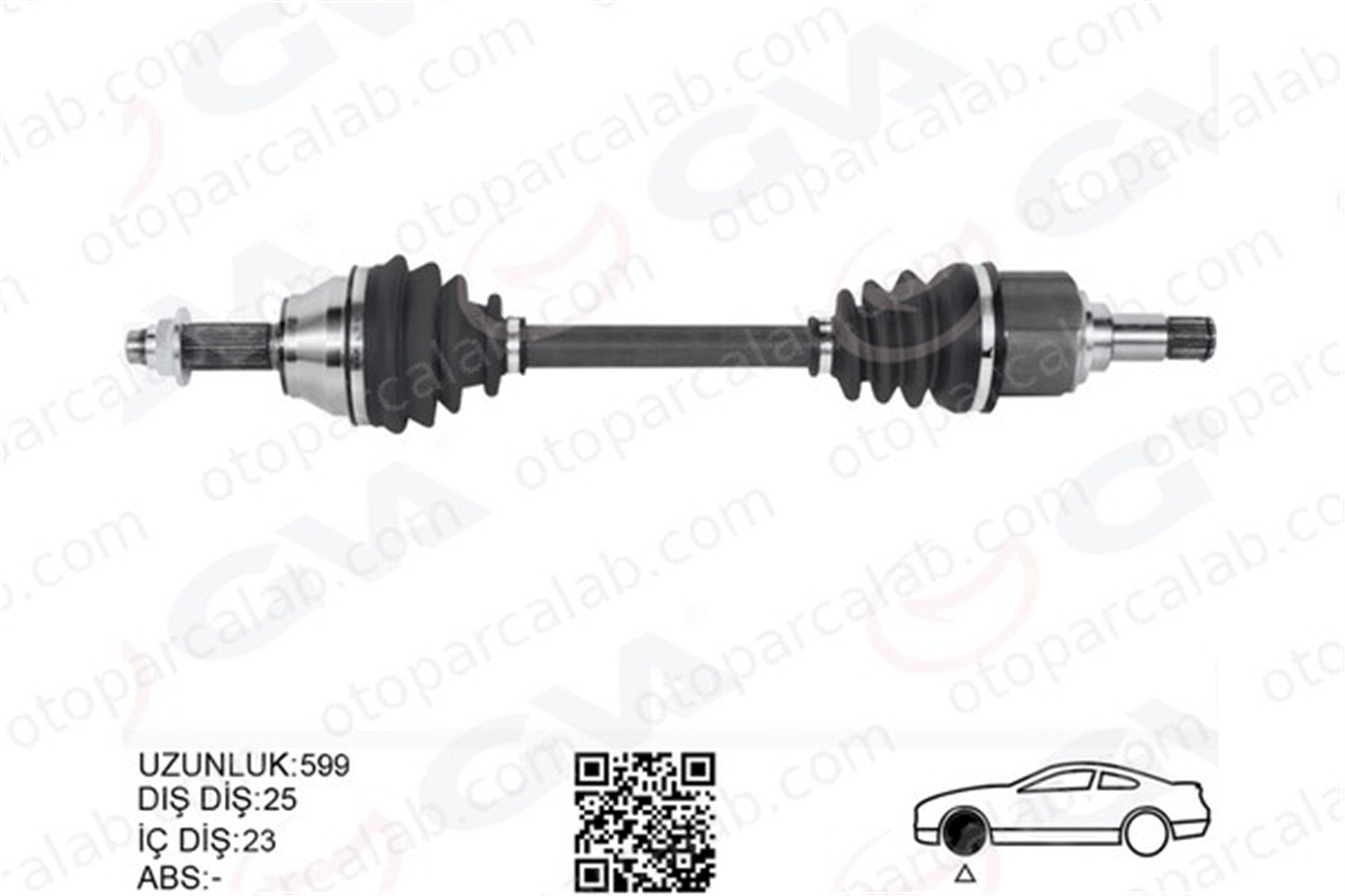 GVA 4435001 Aks Komple Ön Sol FORD FIESTA IV FIESTA Kasa/büyük limuzin 97FX3220CA 1014111