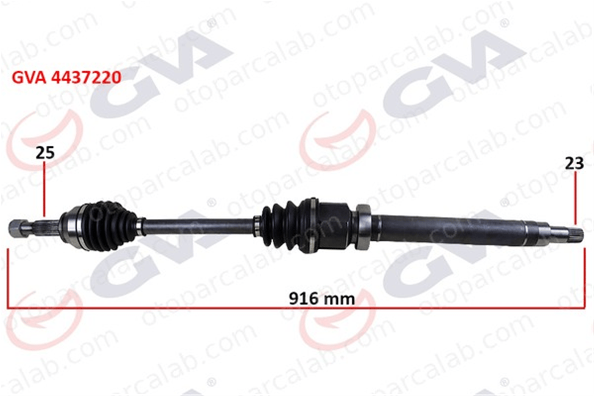 GVA 4437220 Aks Komple Ön Sağ FORD FIESTA VI FIESTA V 2S613B436AG 8V513B436AAE