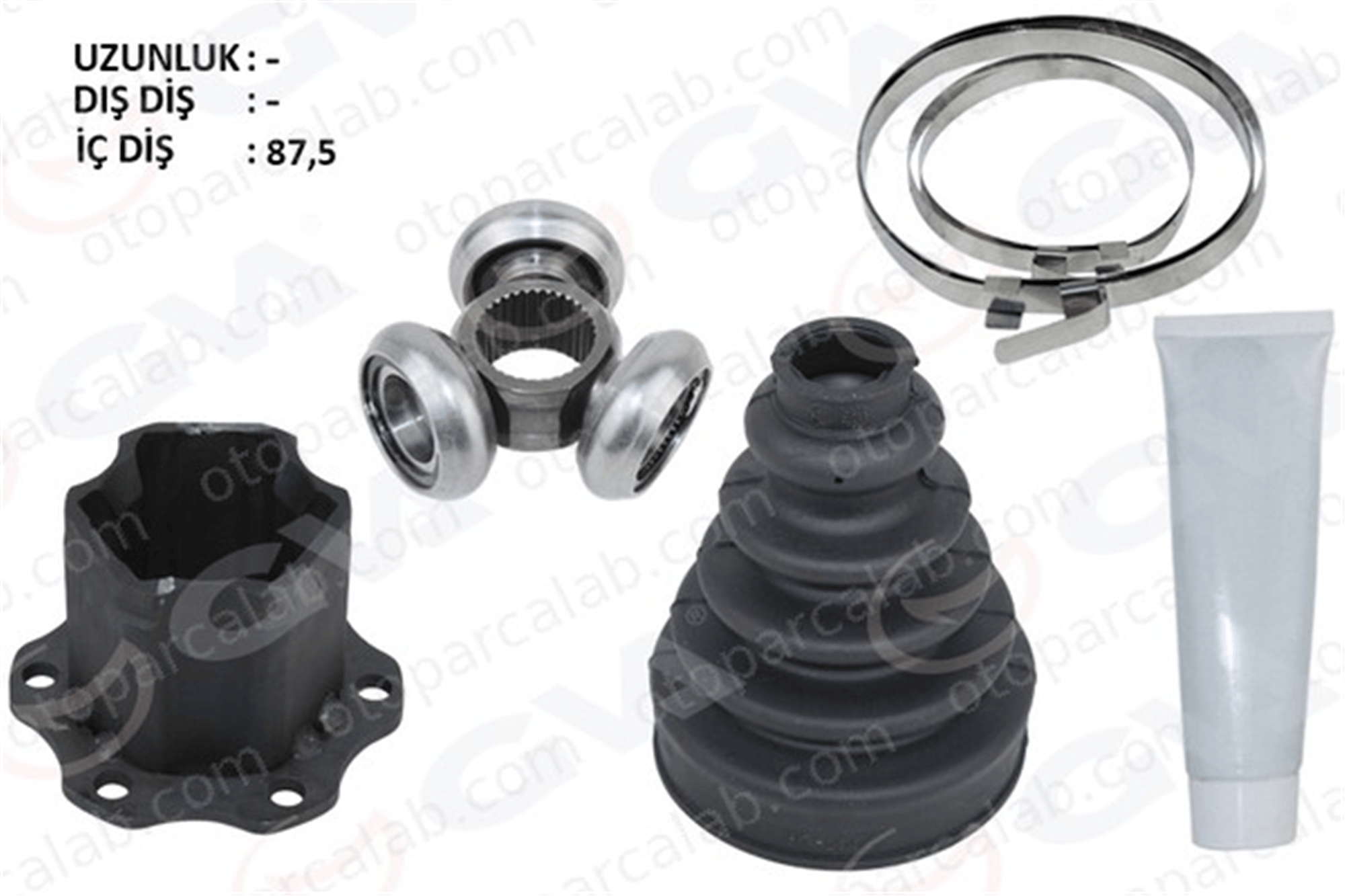 GVA 4475267KI Aks Kafası Ön İç Sağ veya Sol AUDI A6 C7 Avant A6 C7 8K0498103D 4H0498103A