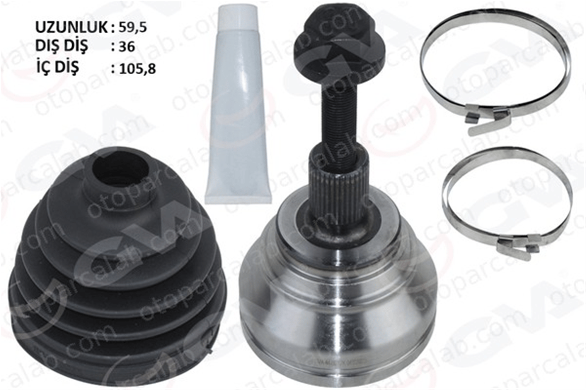 GVA 4475287K Aks Kafası Ön Dış Sağ veya Sol AUDI A3 Sportback VW TIGUAN 5N0498099 3C0498099