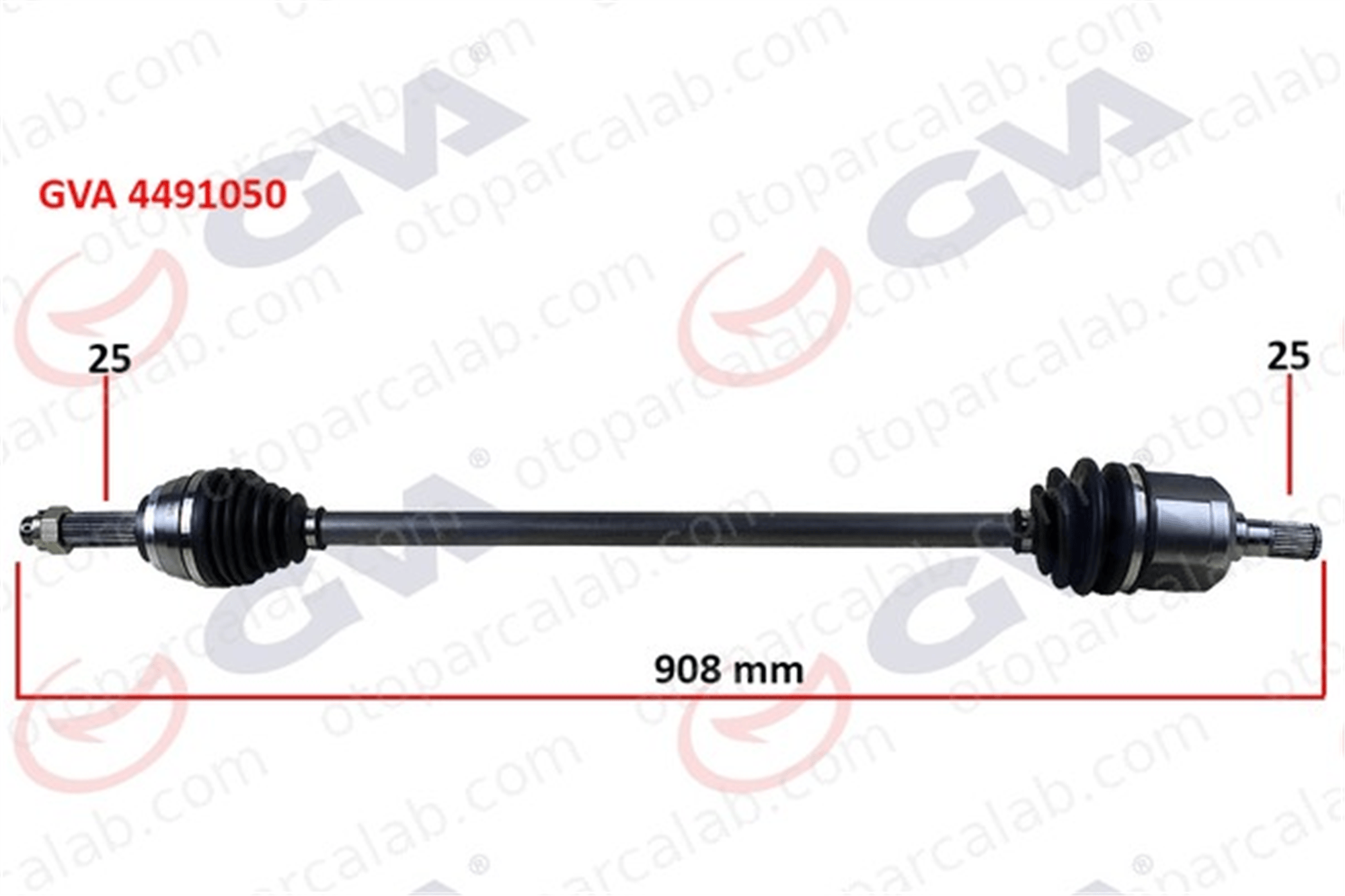GVA 4491050 Aks Komple Ön Sağ HYUNDAI ACCENT II ACCENT II Sedan 4950025210