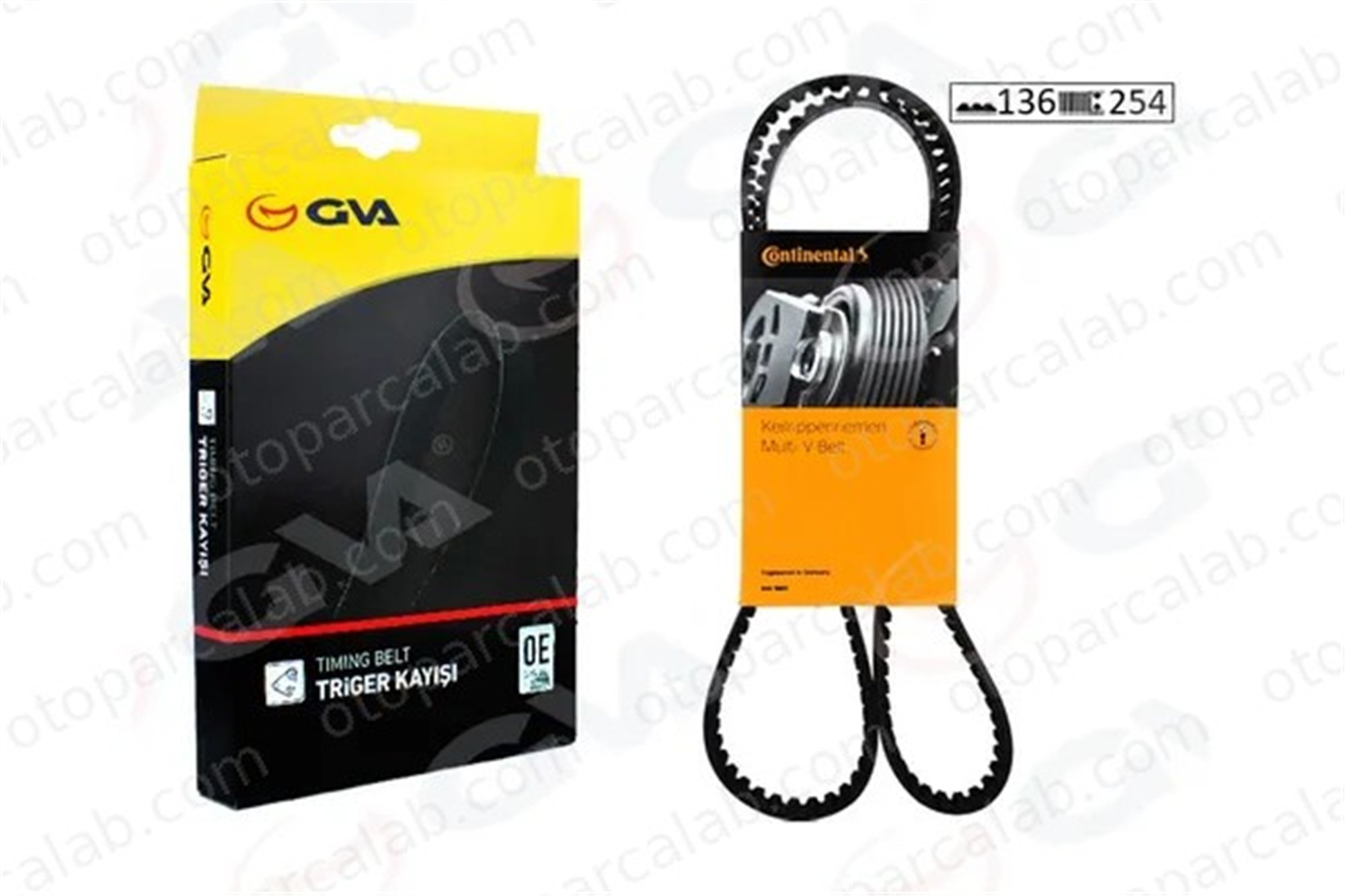 GVA 58136254 Triger Kayışı PEUGEOT 405 II CITROËN BX 94008165 71739919