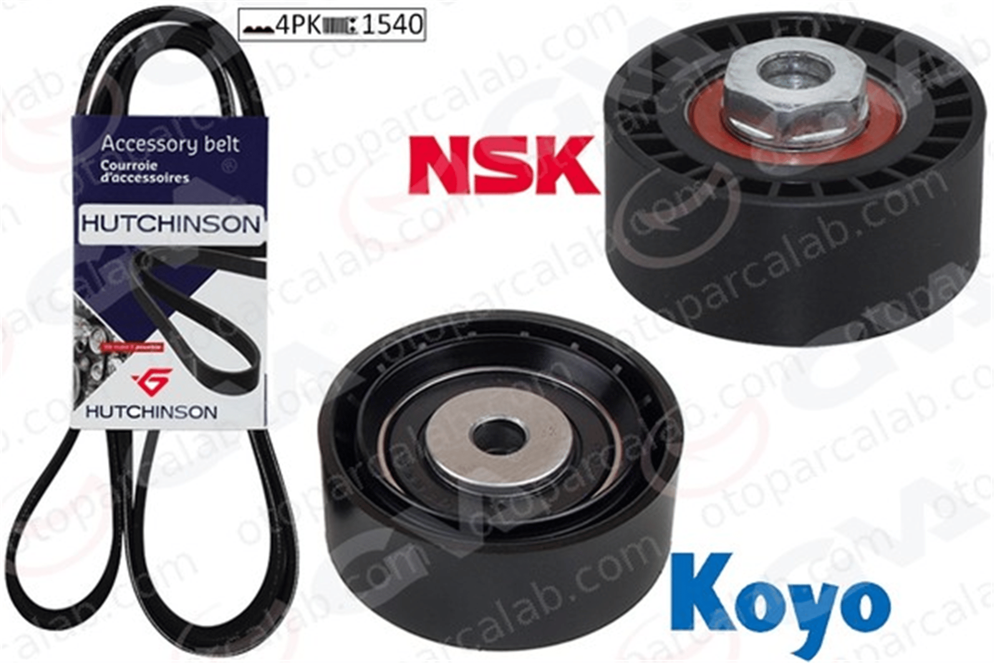 GVA 59A1415 Vantilatör Kayış Seti RENAULT CLIO II KANGOO Express 7701477533 117200777R