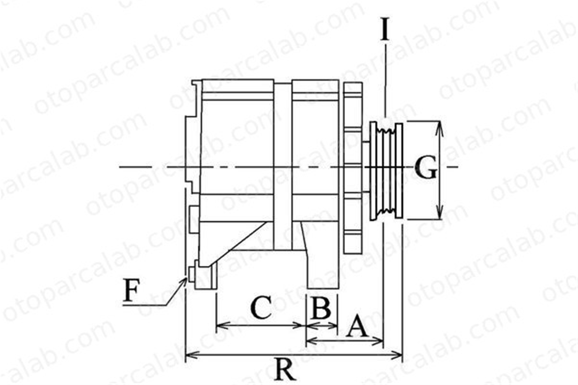 HC CARGO F 032 110 348 Alternatör HC-CARGO F 032 110 348 LADA SAMARA SAMARA Sedan 21083701010 2108370101004