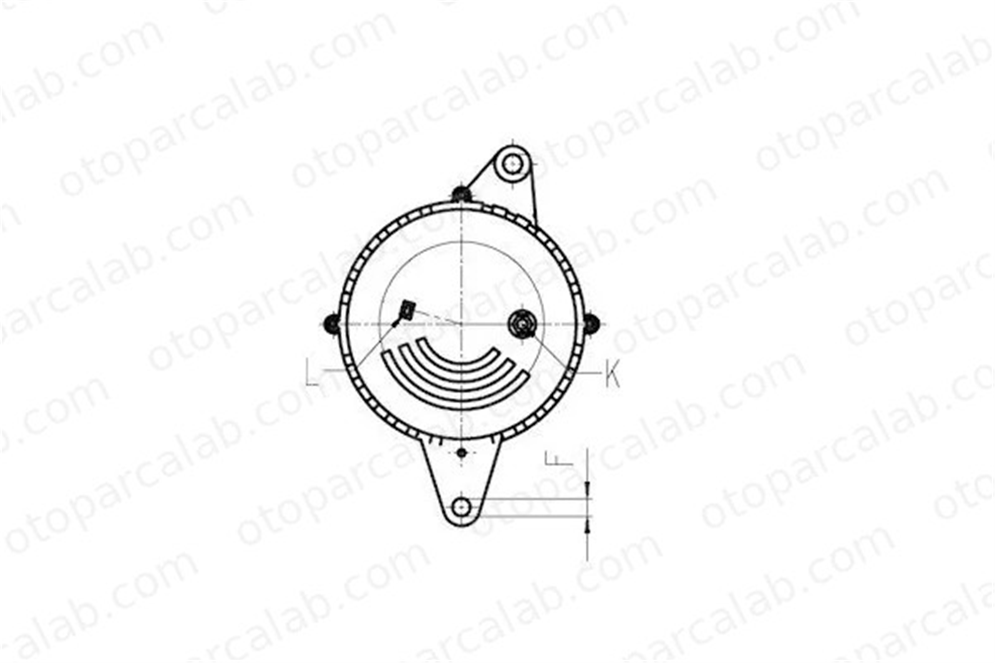 HC CARGO F 032 111 035 Alternatör HC-CARGO F 032 111 035 FIAT RITMO UNO 68903017C 068903017C