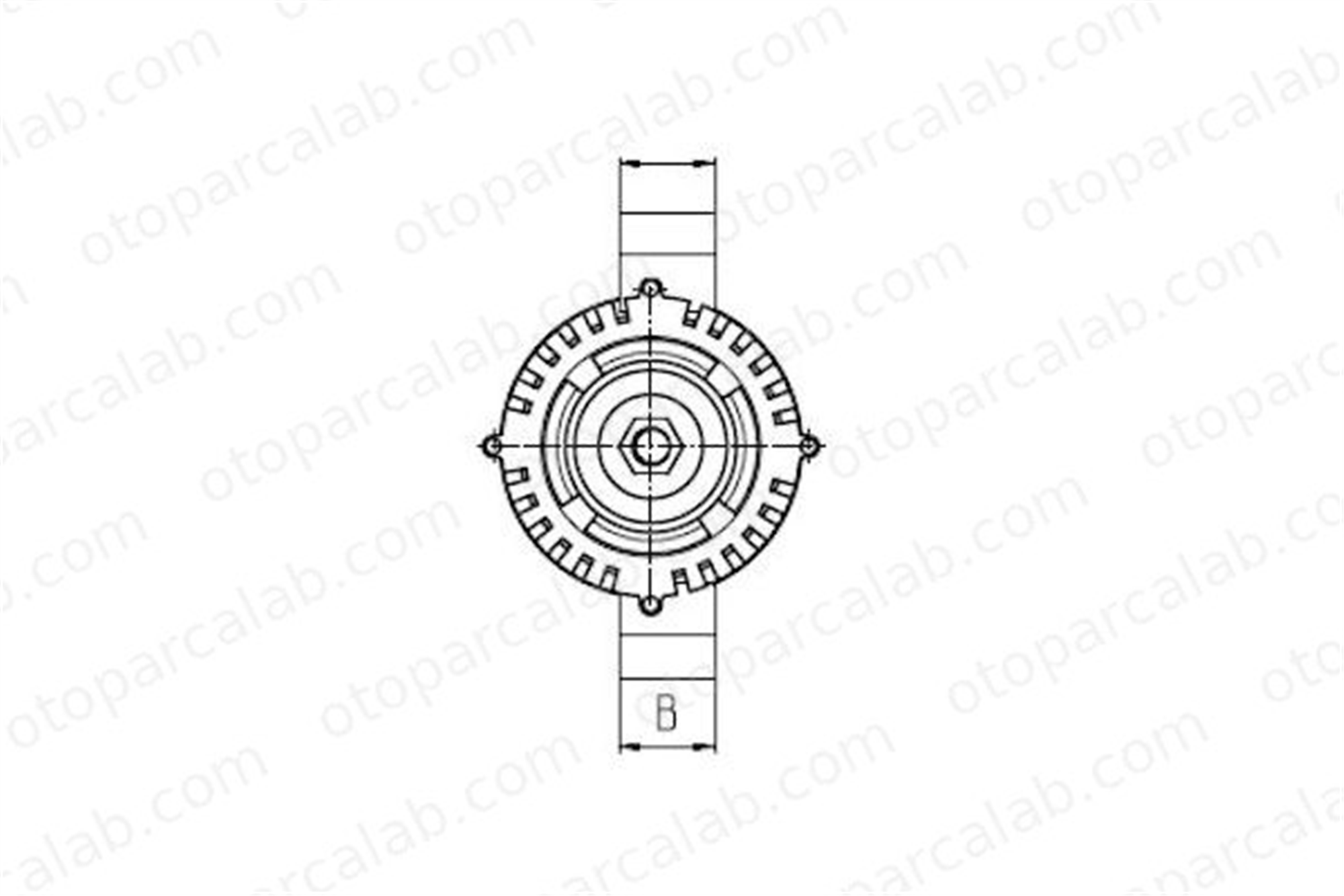 HC CARGO F 032 115 576 Alternatör HC-CARGO F 032 115 576 FORD TRANSIT V363 Platform şasi RANGER 1738113 1745662