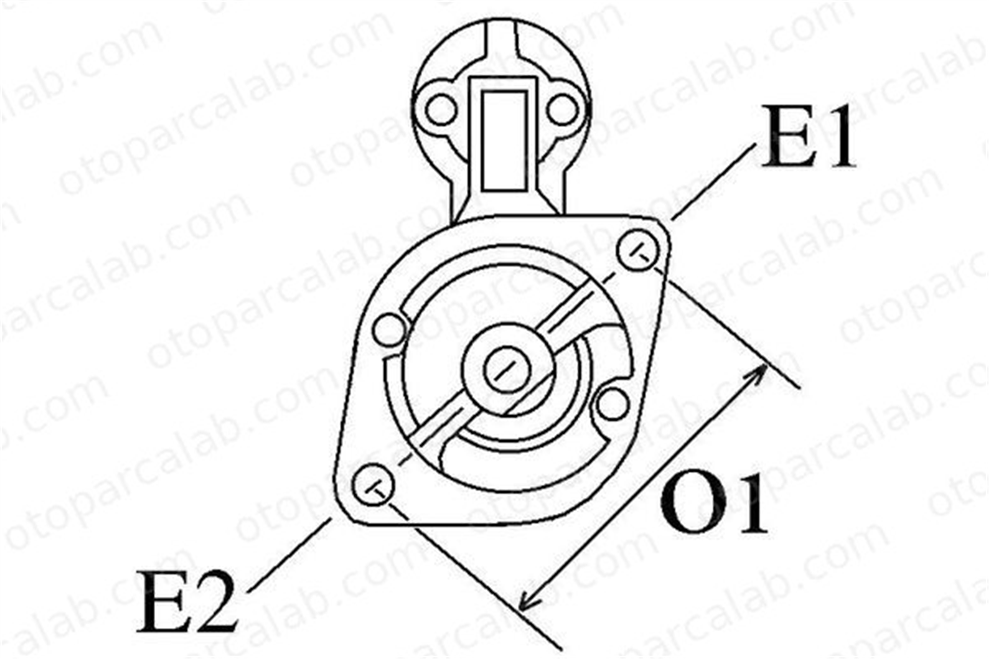 HC CARGO F 032 116 112 Marş Dinamosu HC-CARGO F 032 116 112 FORD C-MAX II GRAND C-MAX S1341 S1341A