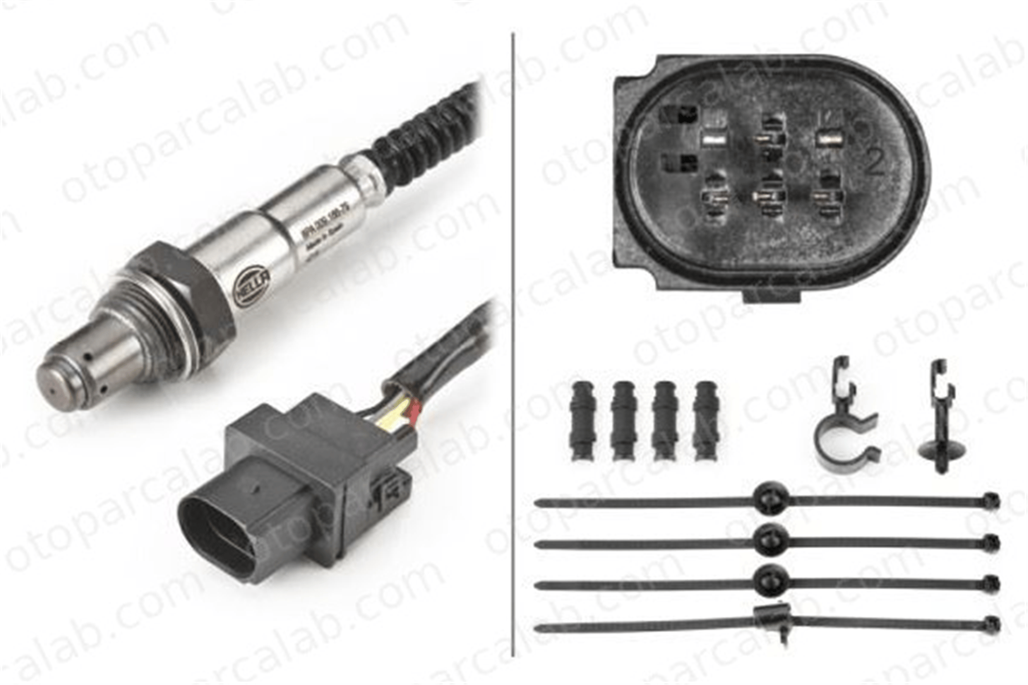 HELLA 6PA 009 166-791 Oksijen (Lambda) Sensörü AUDI A4 B8 A4 B8 Avant 22906262CD 022906262CD