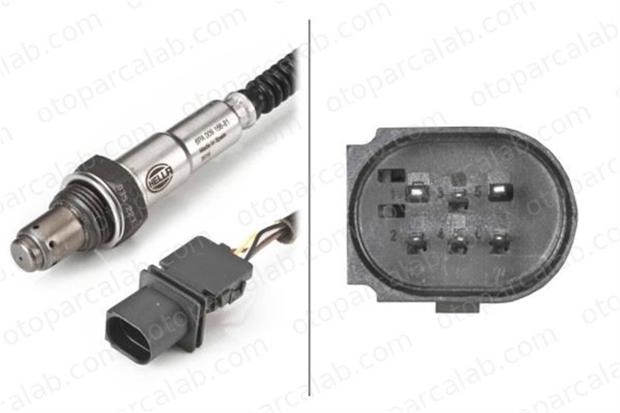 HELLA 6PA 009 166-811 Oksijen (Lambda) Sensörü MERCEDES-BENZ C-SERISI E-SERISI 9682216680 55188205
