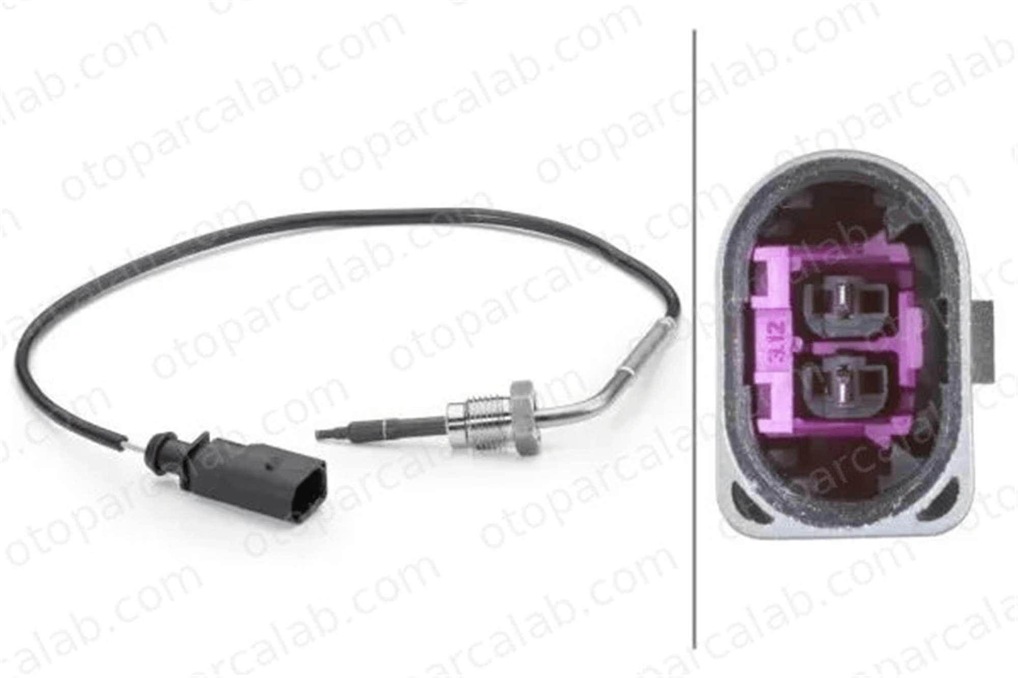 HELLA 6PT 014 494-101 Egzoz Sıcaklık Sensörü AUDI A7 Sportback A5 59906088BJ 059906088BJ