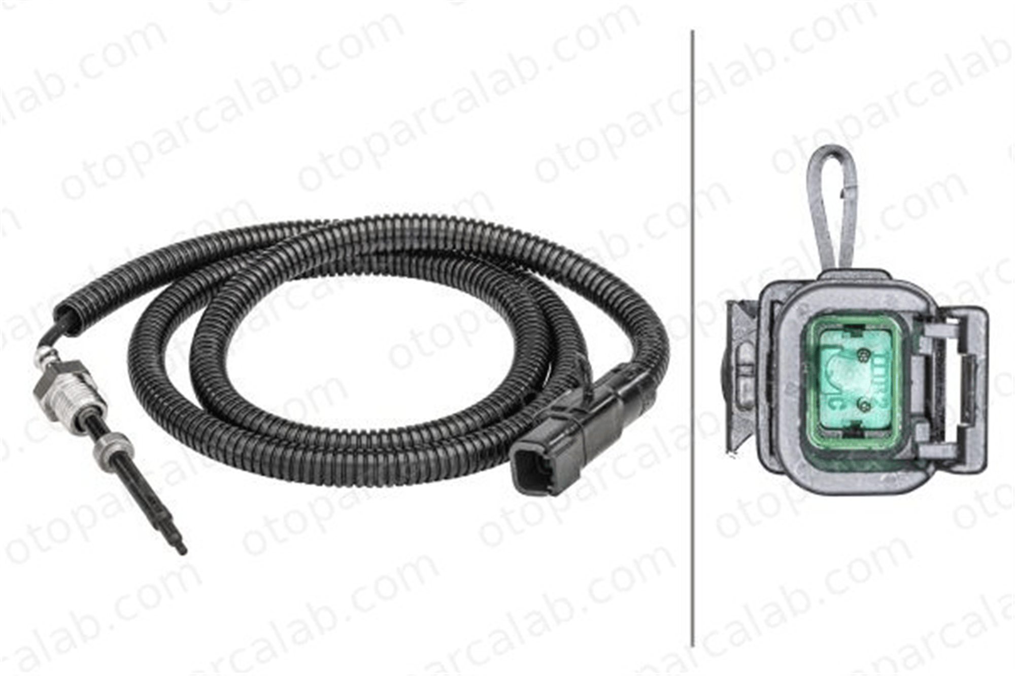 HELLA 6PT 358 181-341 Egzoz Sıcaklık Sensörü VOLVO FL6 FL10 7421412472 21126692