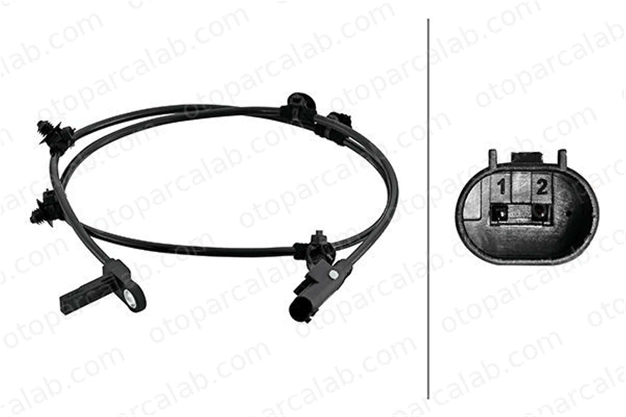 HELLA 6PU 230 048-271 Abs Sensörü Arka Sağ MERCEDES-BENZ VITO Mixto VITO Tourer 4479051503 4479056802