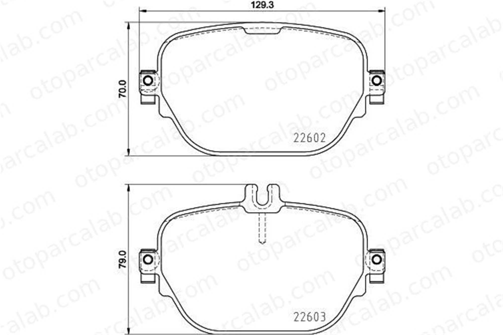 HELLA 8DB 355 031-711 Fren Disk Balata Arka MERCEDES-BENZ E-SERISI T-Model E-SERISI 4203004 0004203004