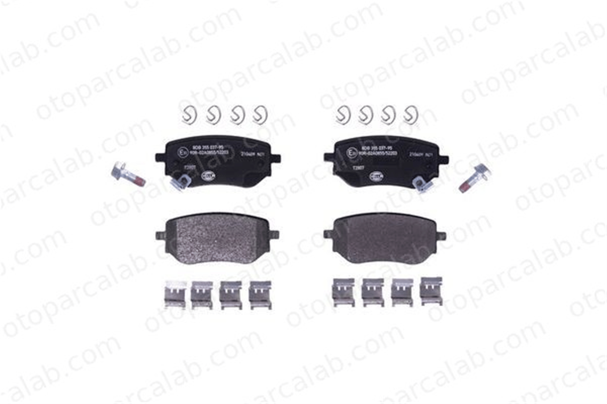 HELLA 8DB 355 037-951 Fren Disk Balata Arka MERCEDES-BENZ X-SERISI NISSAN NP300 NAVARA Pick-up A4704230600 4704230600