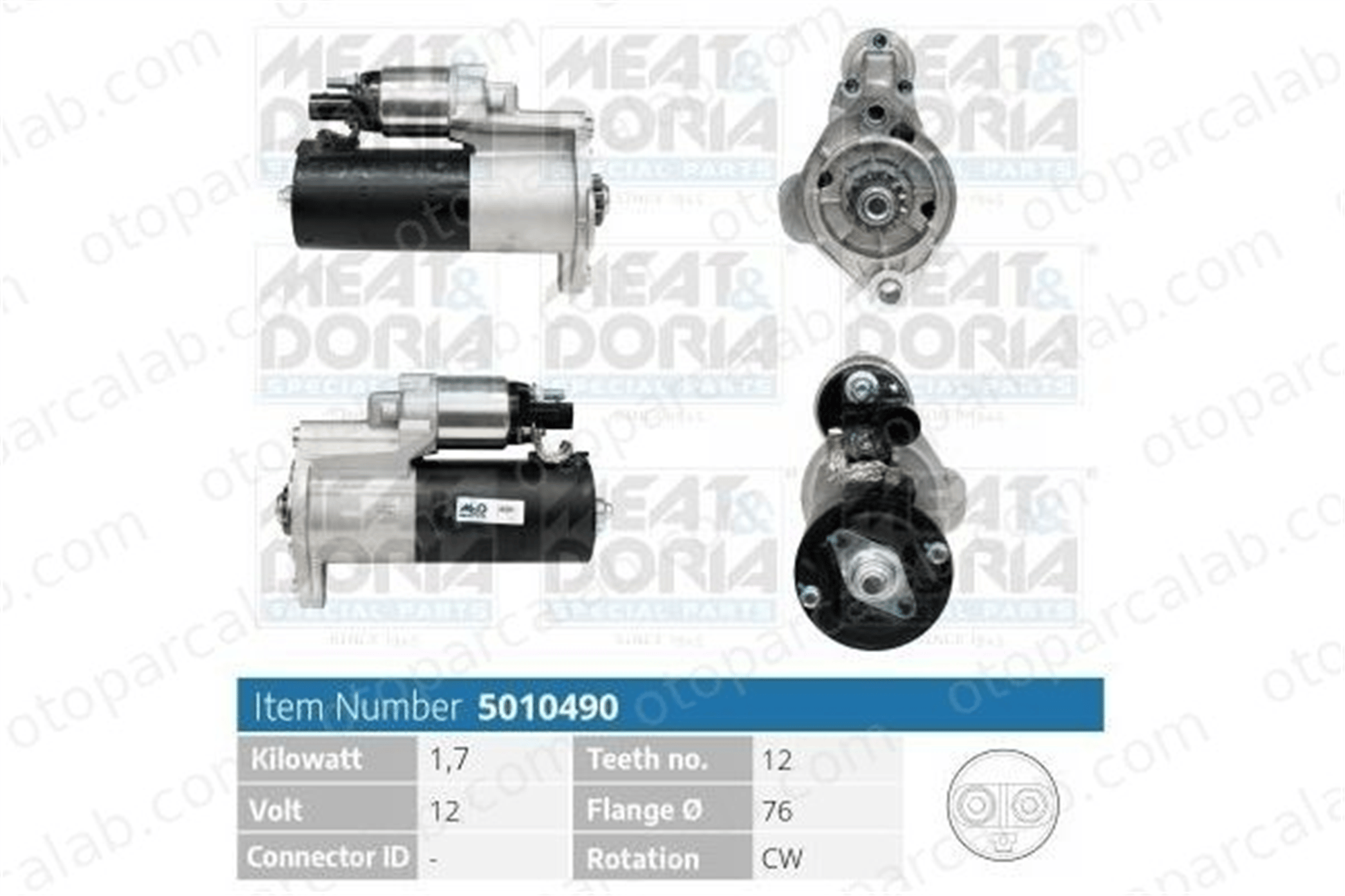 HELLA 8EA 011 613-081 Marş Dinamosu VW CRAFTER 30-50 Panelvan/Van CRAFTER 30-50 Platform şasi 2H0911023H 2H0911023K