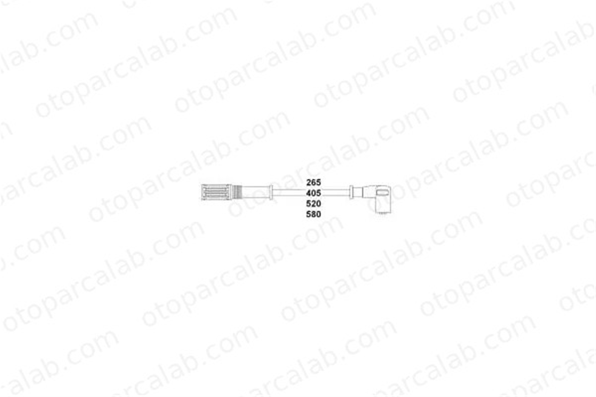HELLUX HBK3153 Buji Kablosu FIAT PANDA CINQUECENTO 7776810 7735340