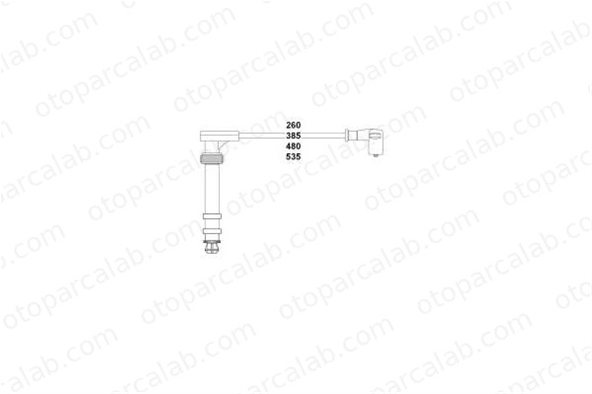HELLUX HBK3162 Buji Kablosu FIAT MAREA MULTIPLA 46413088 46542975