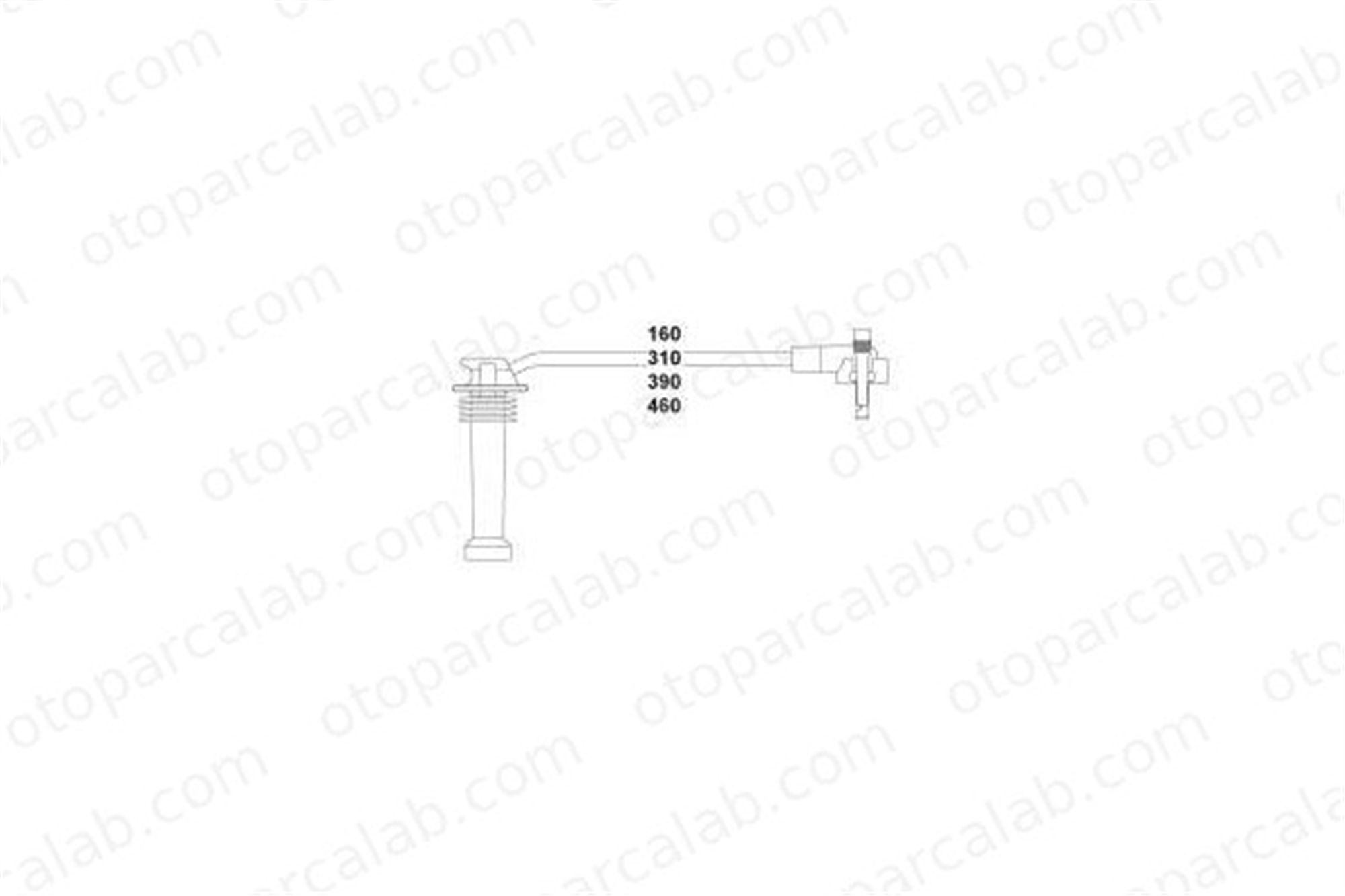 HELLUX HBK3203 Buji Kablosu FORD MONDEO I MONDEO I Turnier 1012436 1202513