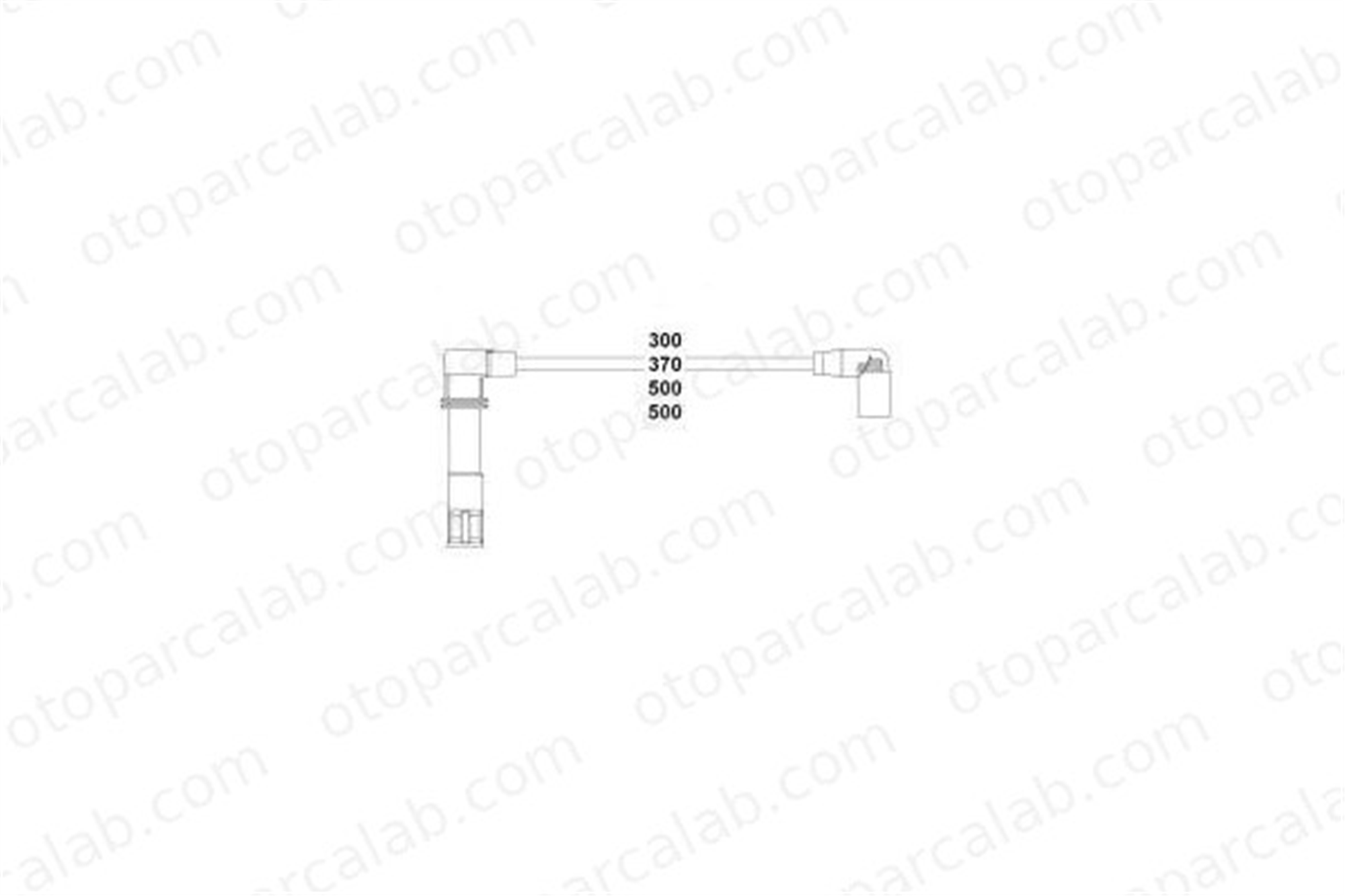 HELLUX HBK3404 Buji Kablosu VW POLO LUPO I 36905483G 36905409K