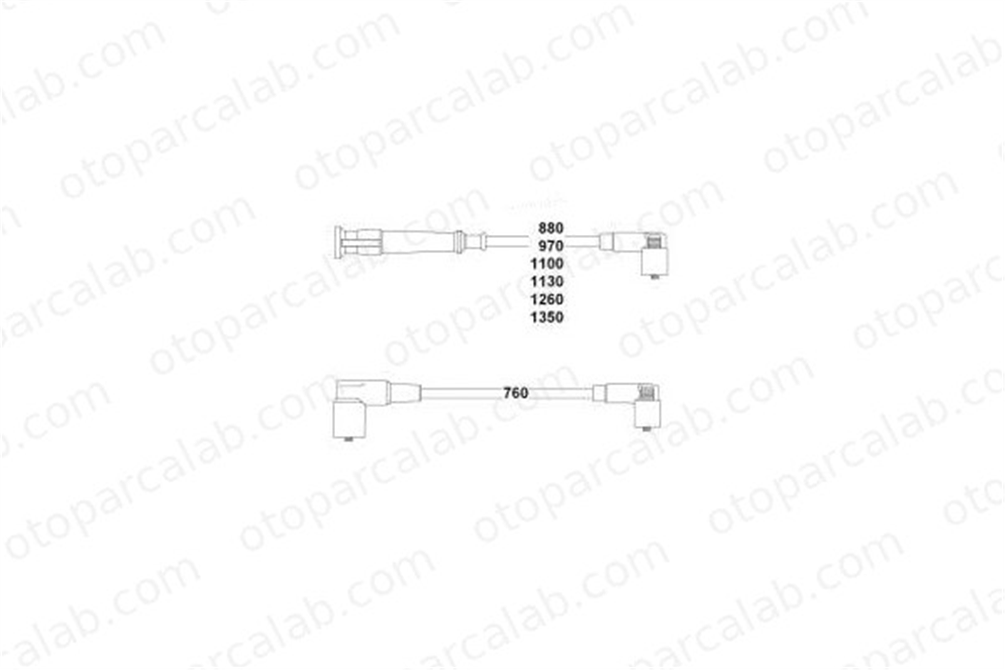 HELLUX HBK3458 Buji Kablosu BMW 3 5 12121705623 12121710591