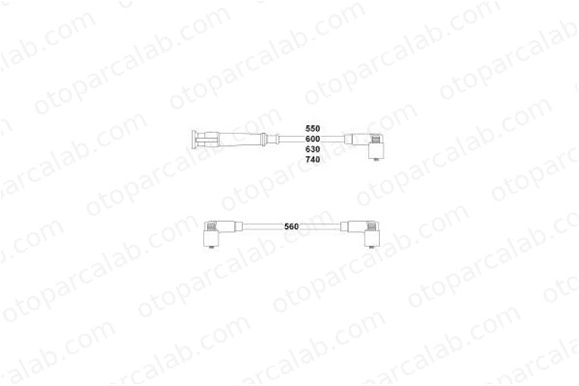 HELLUX HBK3466 Buji Kablosu BMW 3 5 12121277632 12121355180