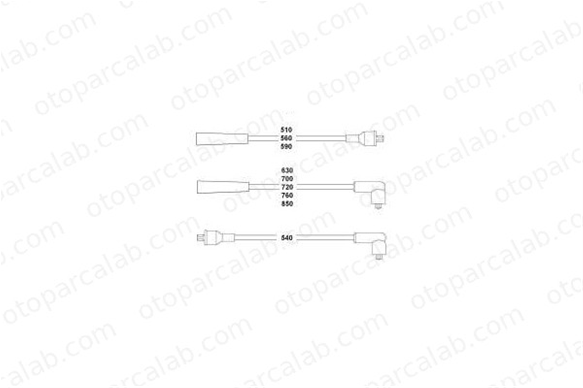 HELLUX HBK3605 Buji Kablosu LAND ROVER RANGE ROVER I DISCOVERY I RTC6551 ETC6484