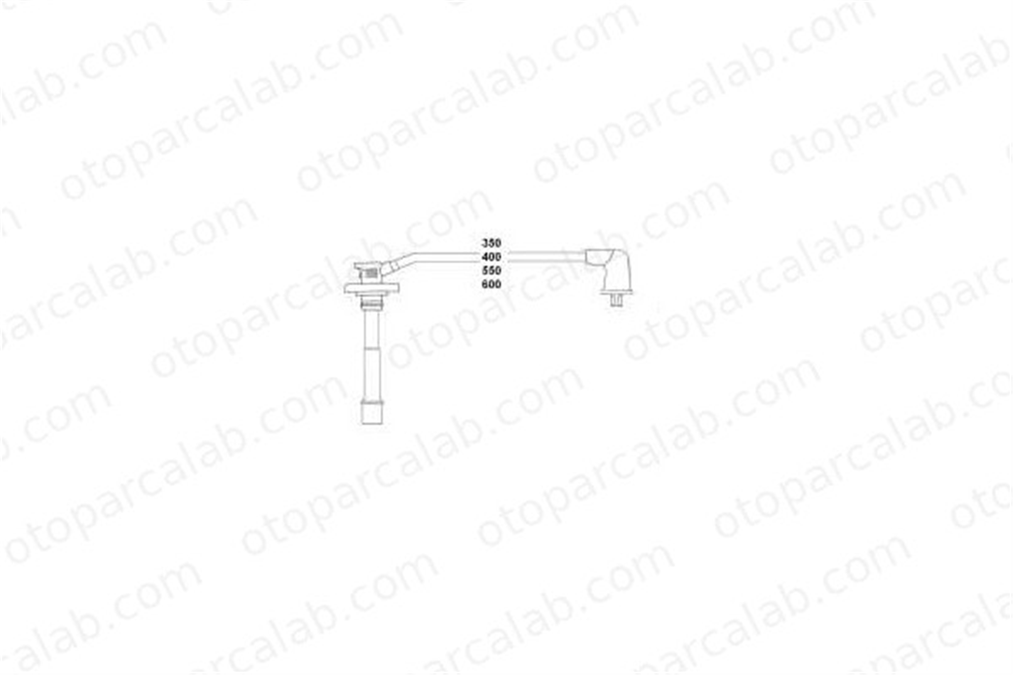 HELLUX HBK3614 Buji Kablosu TOYOTA COROLLA Station Wagon COROLLA 9091922211 9091912779