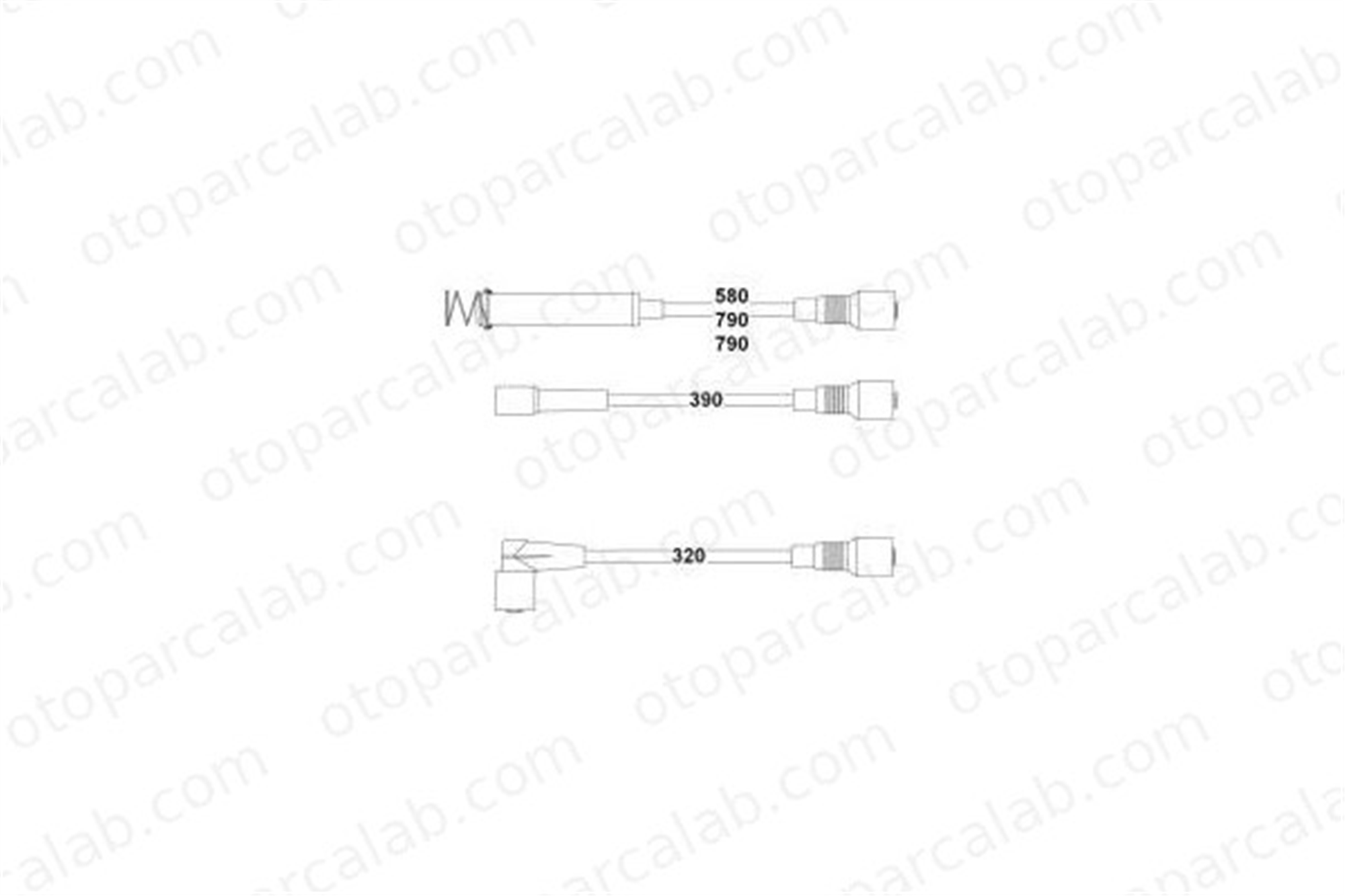 HELLUX LPG3252 Buji Kablosu OPEL VECTRA A VECTRA A Hatchback 1612537 90350542