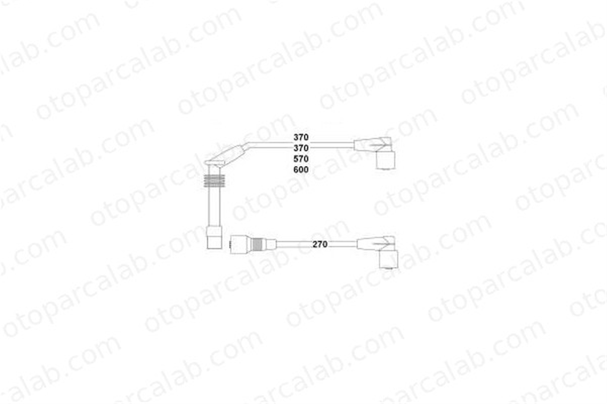HELLUX LPG3256 Buji Kablosu OPEL VECTRA A VECTRA A Hatchback 90510854 1612611