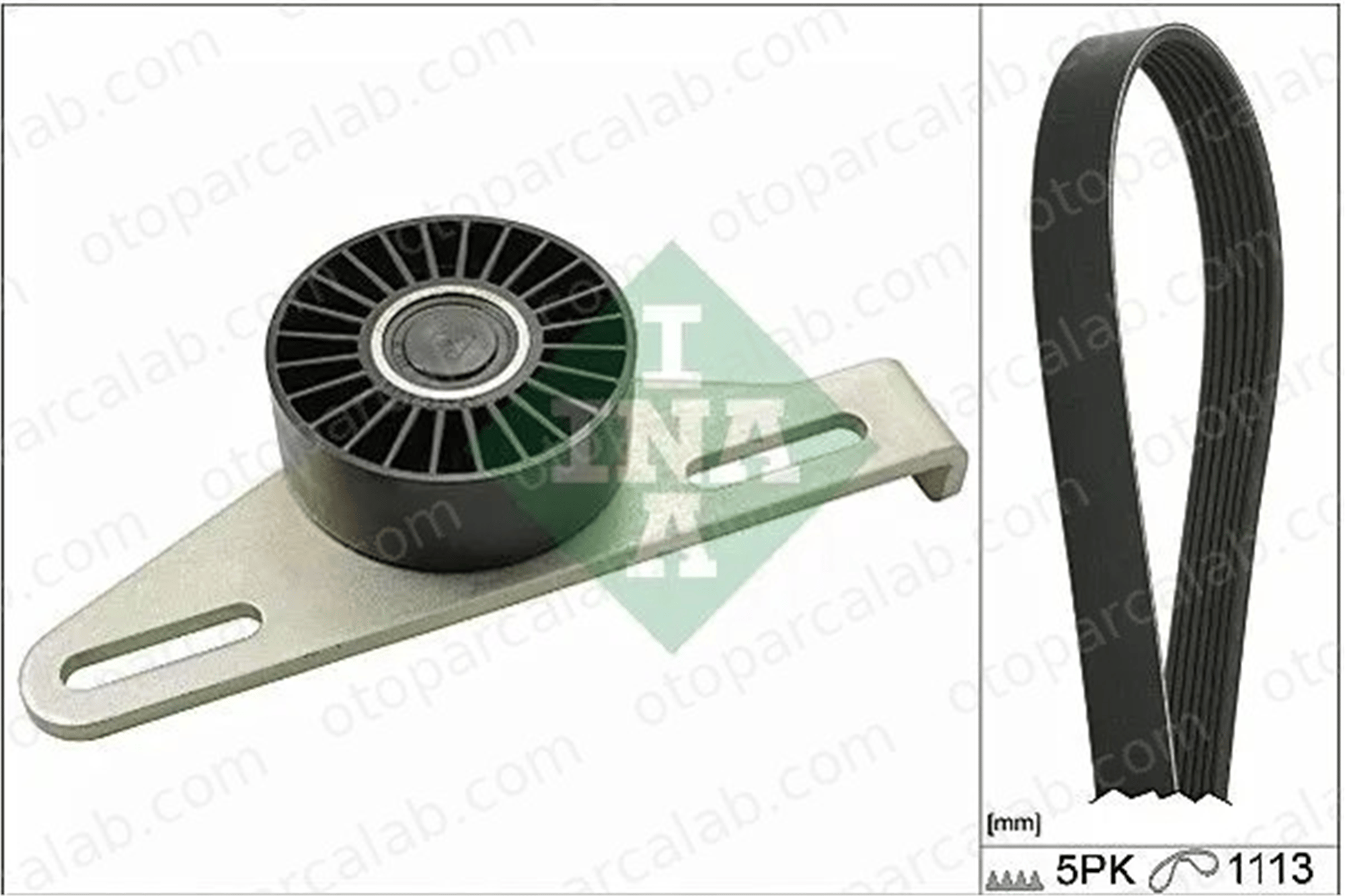 INA 529 0145 10 Vantilatör Kayış Seti RENAULT KANGOO Express SCÉNIC I MPV 8200841132 7700105325