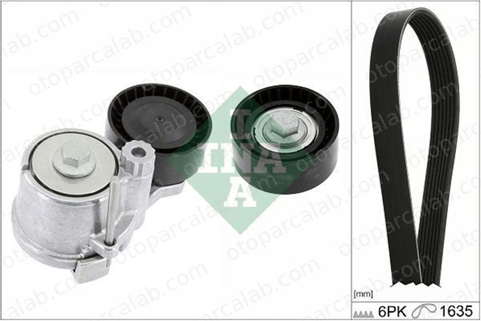 INA 529 0311 10 Vantilatör Kayış Seti OPEL ASTRA K ASTRA K Sports Tourer 636289 1340050