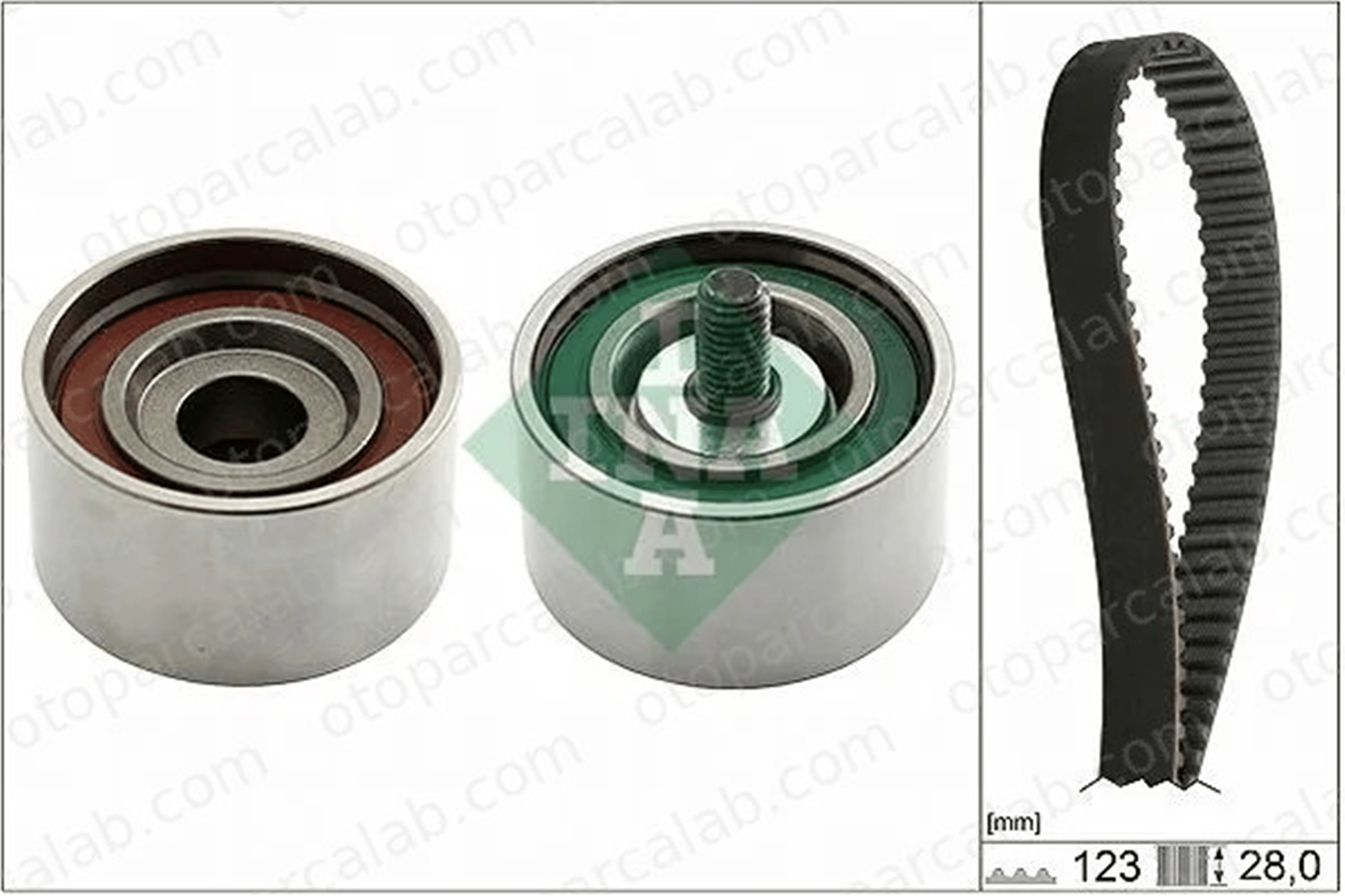INA 530 0502 10 Triger Kayış Seti HYUNDAI TUCSON KIA SPORTAGE II 2431227000 2431227250