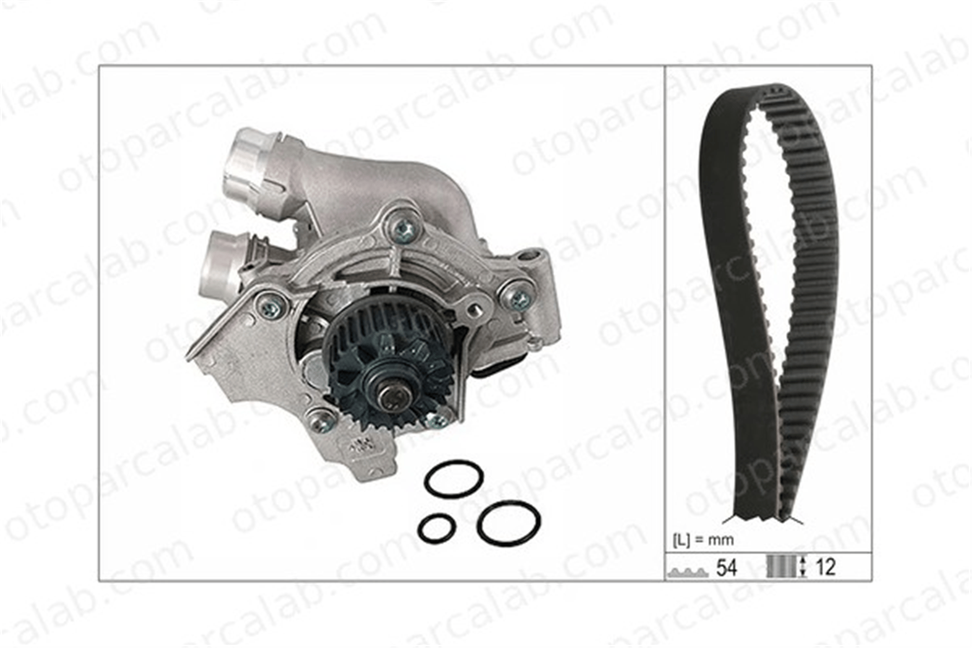 INA 530 0845 30 Devirdaim Su Pompası AUDI A4 B8 A4 B8 Avant 6H121026DR 6H121008F