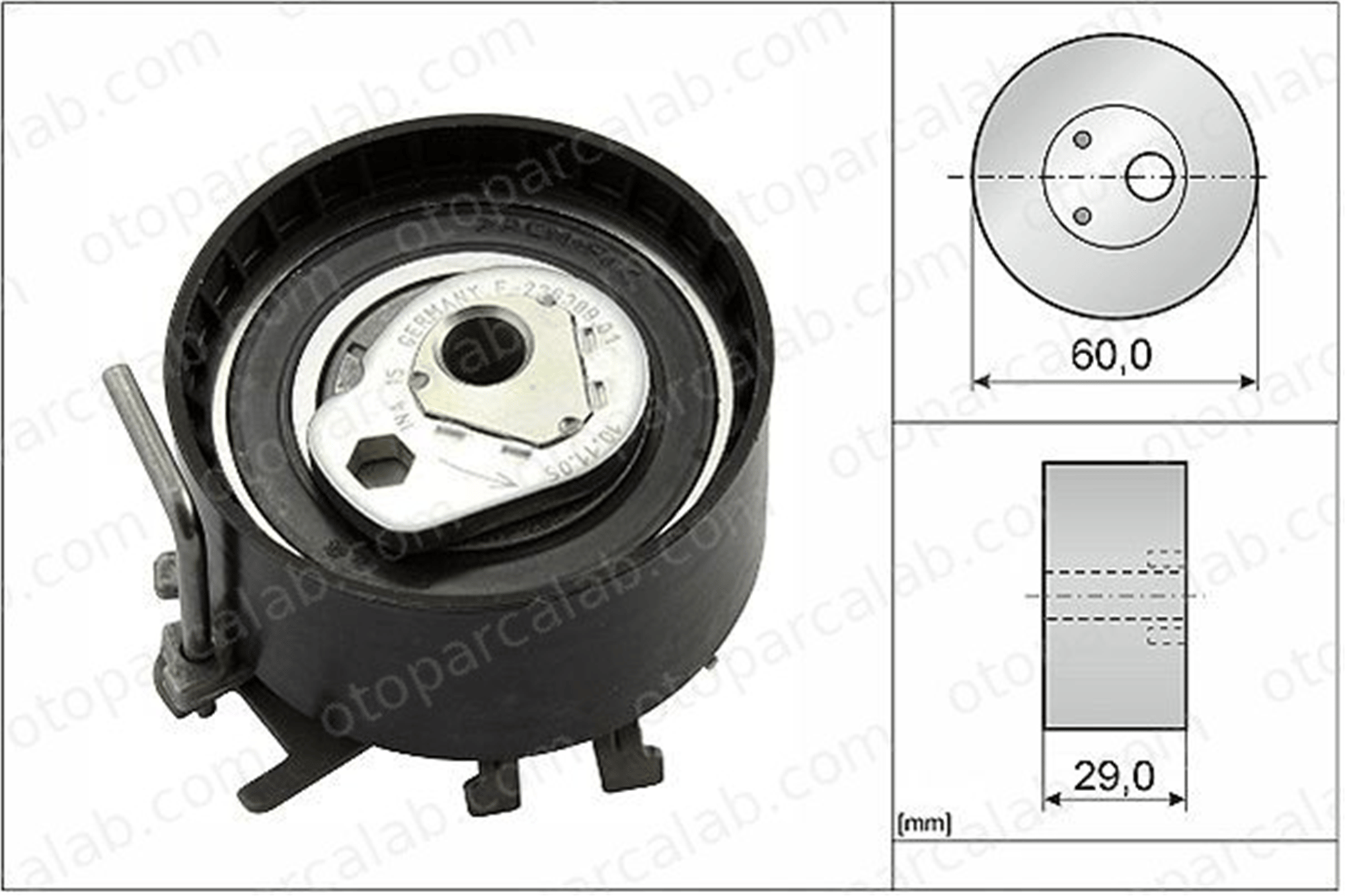 INA 531 0404 10 Triger Gergi Rulmanı RENAULT CLIO III MODUS / GRAND MODUS 130701564R 130705295R