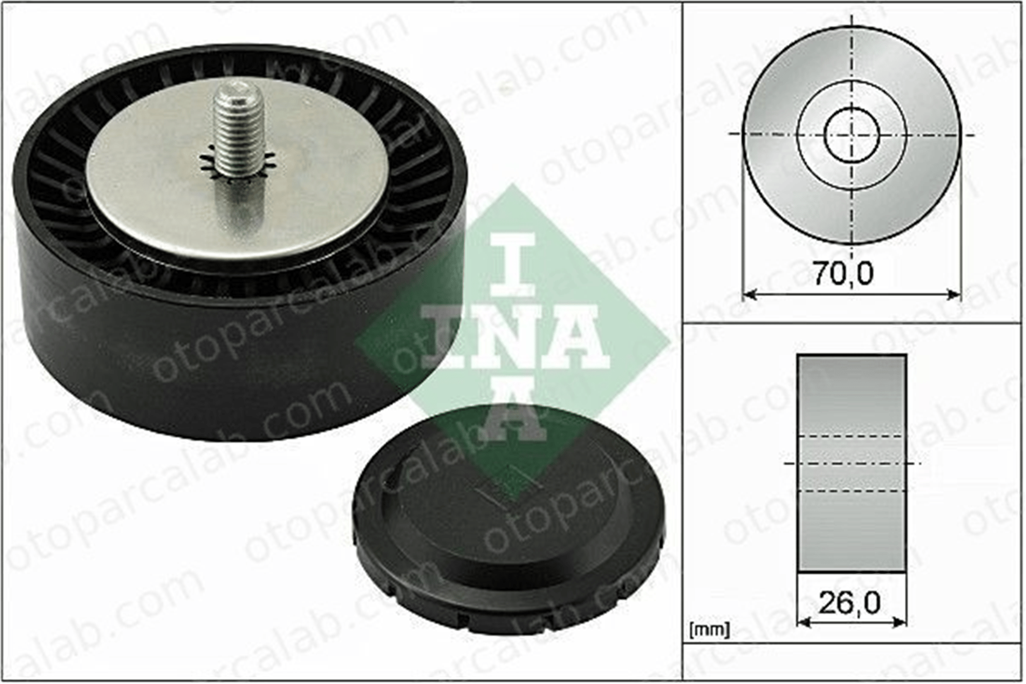INA 532 0553 10 Triger Gergi Rulmanı BMW 3 Touring 3 11287790448 7790448