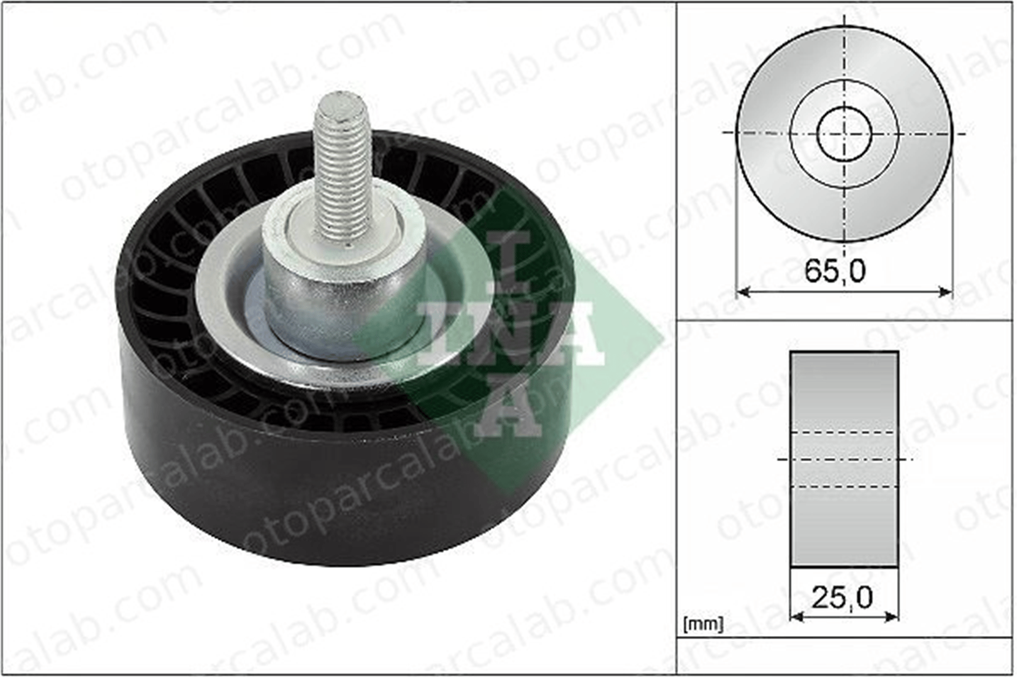 INA 532 0886 10 Triger Gergi Rulmanı LAND ROVER RANGE ROVER EVOQUE JAGUAR E-PACE LR073726 T2H1400