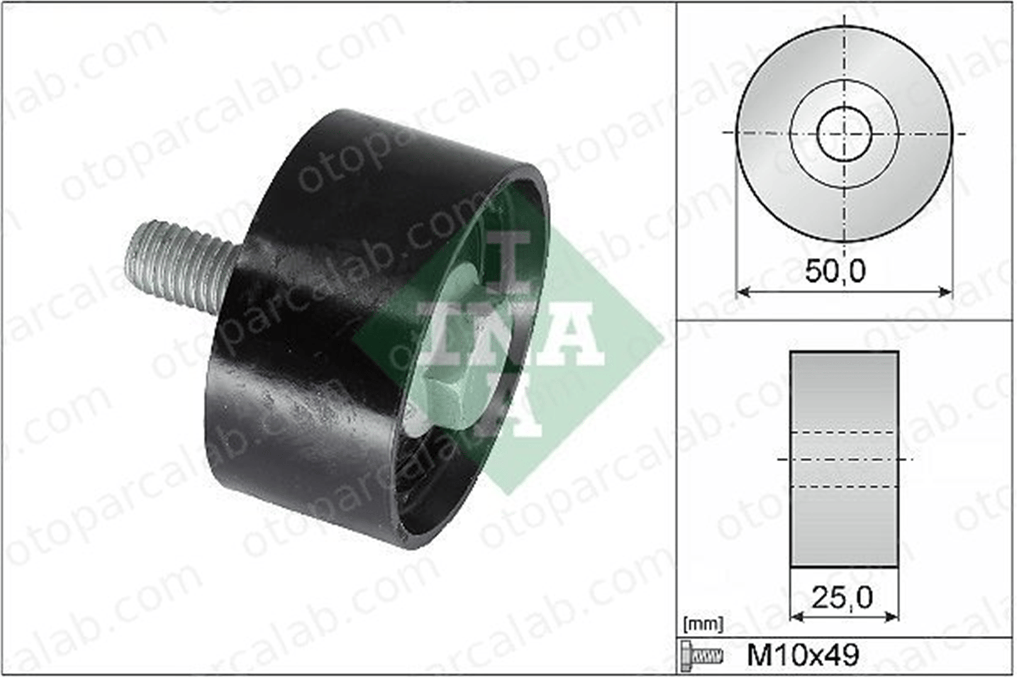INA 532 0899 10 Triger Gergi Rulmanı AUDI A3 Sportback SEAT LEON 5E109244 05E109244