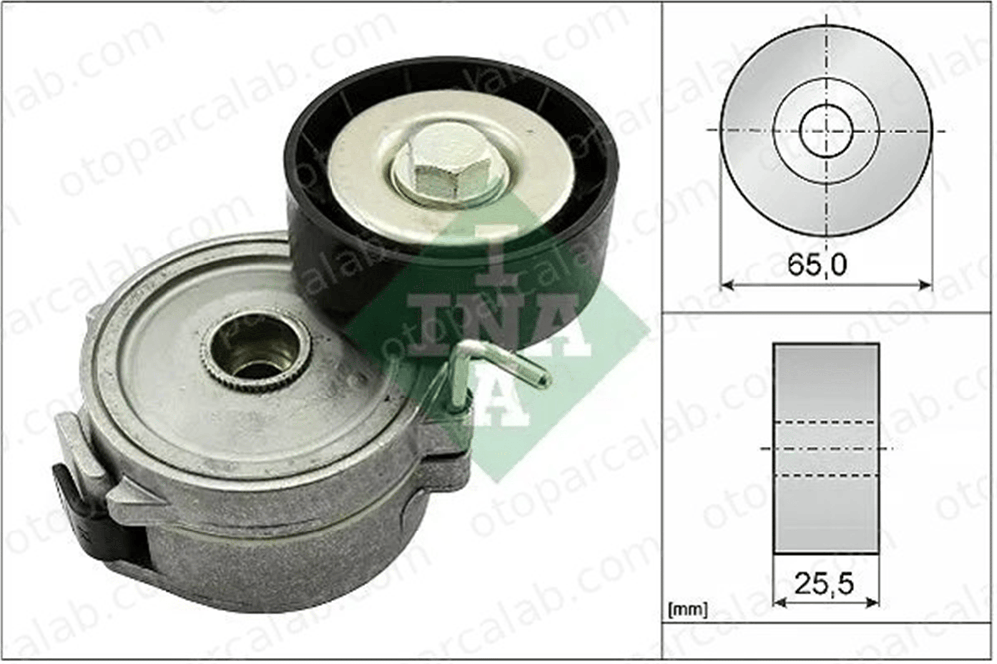 INA 534 0068 10 Vantilatör Kayış Gergi Rulmanı FORD S-MAX MONDEO IV 1881236 LR003651