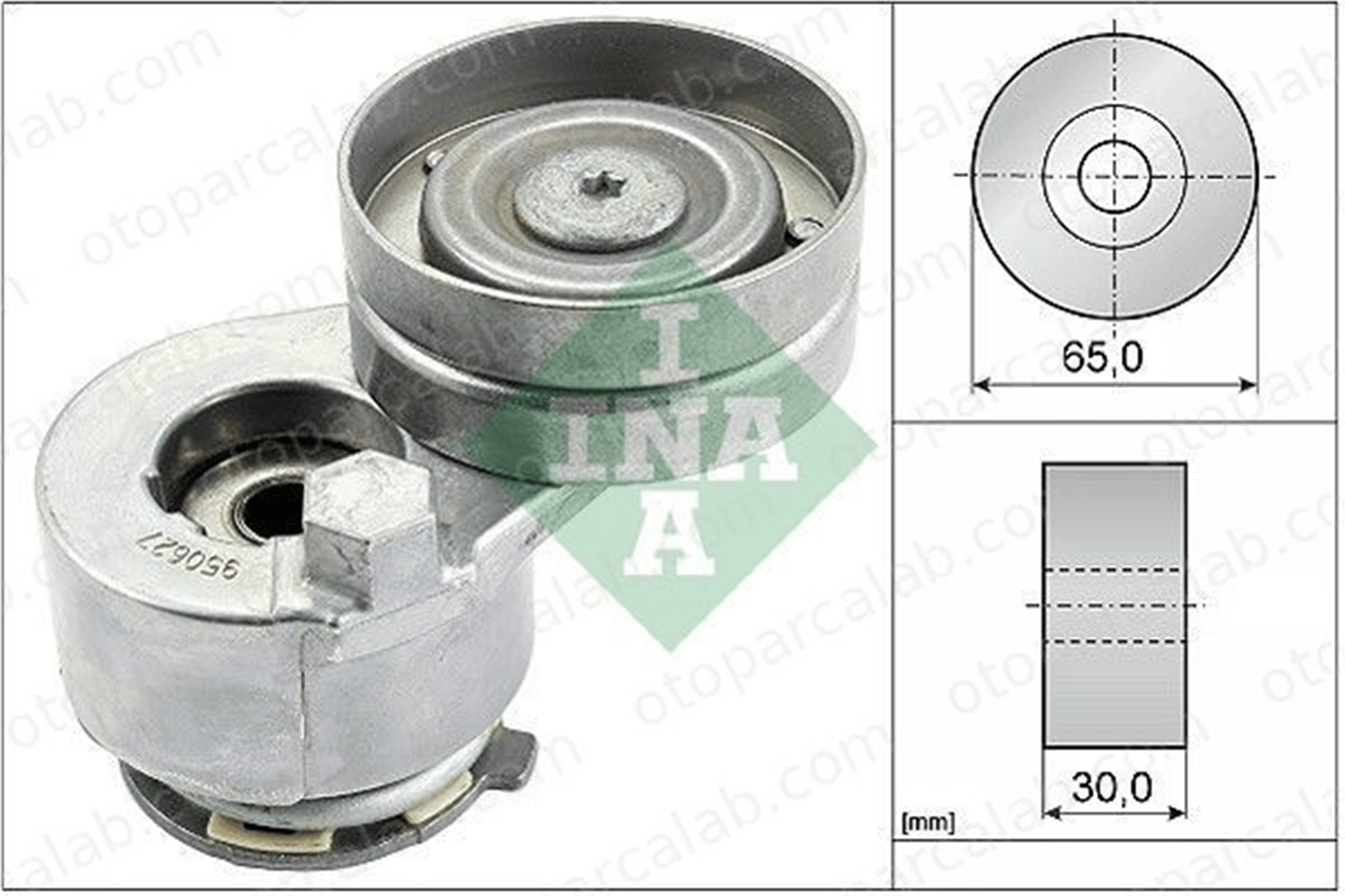 INA 534 0142 30 Vantilatör Kayış Gergi Rulmanı RENAULT LAGUNA II Grandtour LAGUNA II 1192500QAF 11955AW300