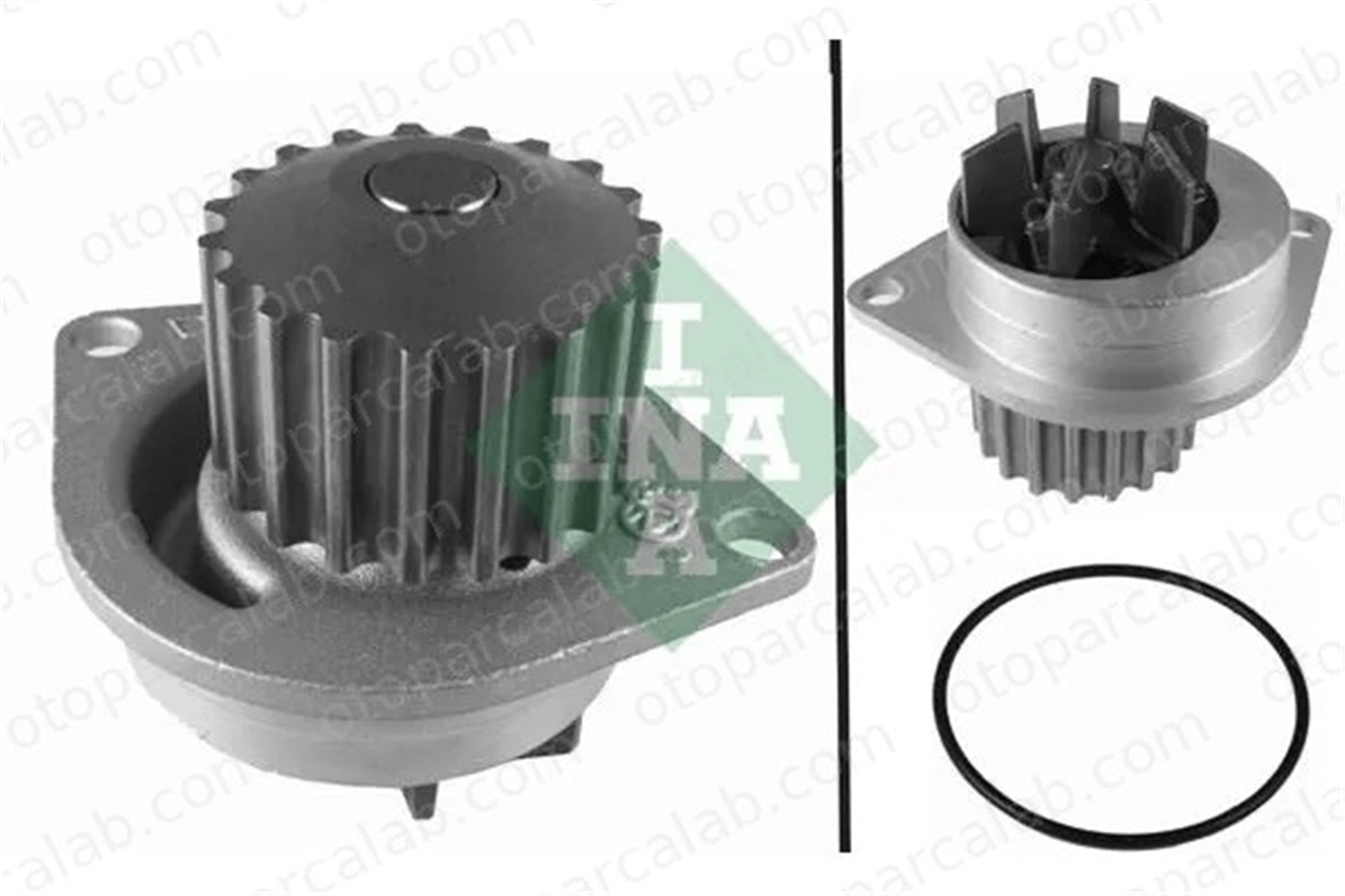 INA 538 0052 10 Devirdaim Su Pompası PEUGEOT 206 Hatchback 206 SW 1201A2 1201E5