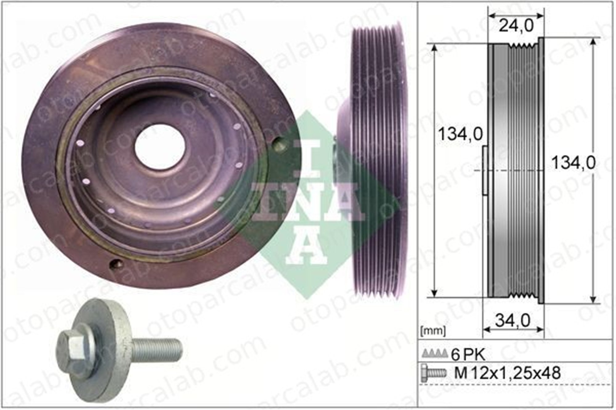 INA 544 0091 20 Krank Kasnak RENAULT Megane I Kombi van KANGOO 8200392683 7700105321