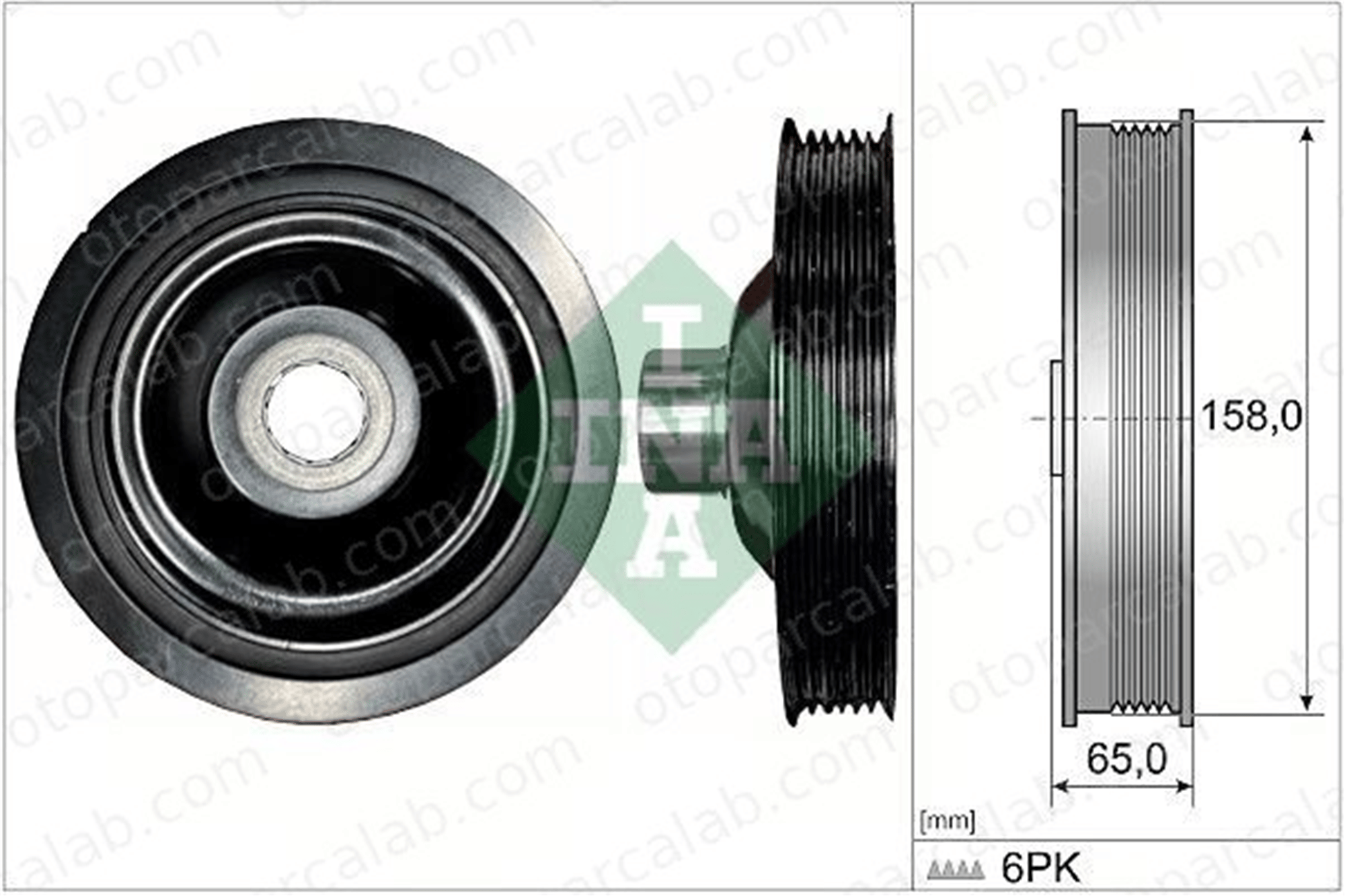 INA 544 0175 10 Krank Kasnak MERCEDES-BENZ E-SERISI C-SERISI A2740300803 2740300003