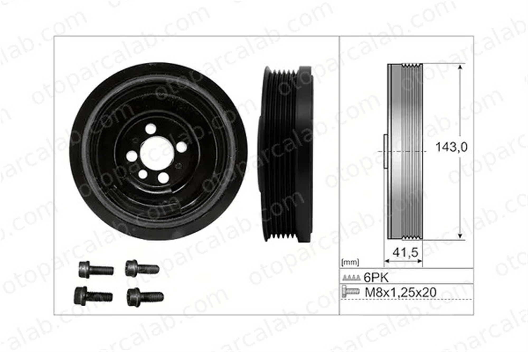 INA 544 0182 20 Krank Kasnak SEAT IBIZA IV IBIZA IV SC 4B105243B 04B 105 243 B