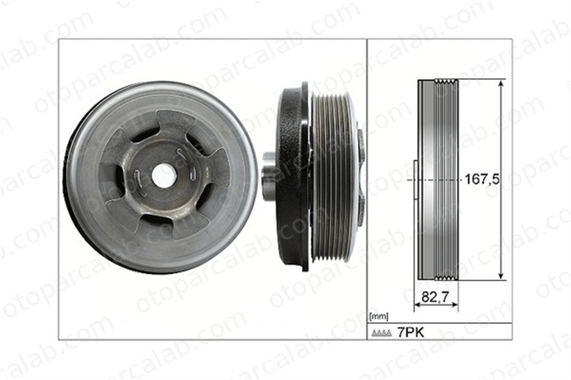 INA 544 0601 10 Krank Kasnak MERCEDES-BENZ E-SERISI T-Model E-SERISI A6420302403 6420301303