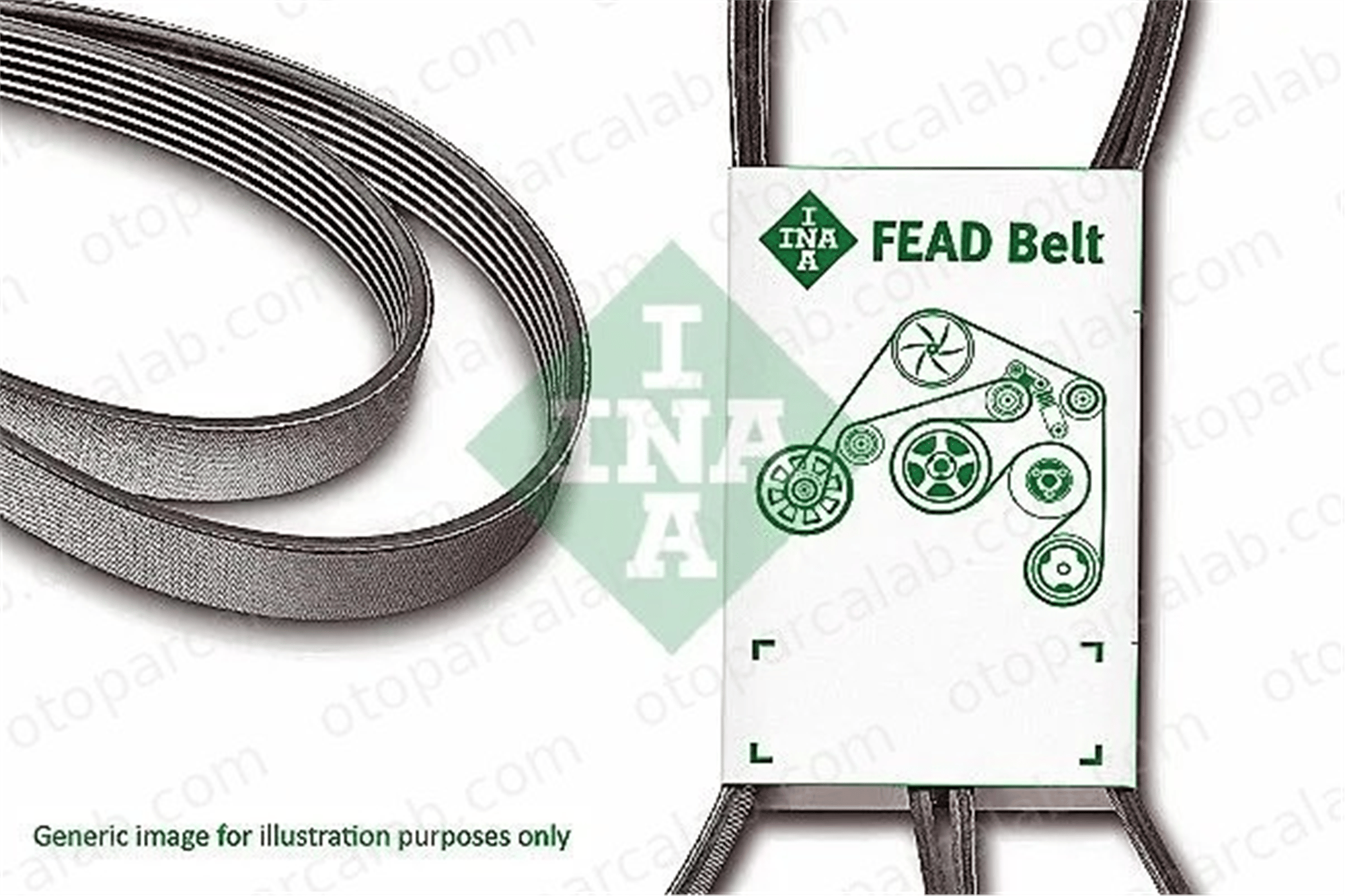 INA FB 4PK673 Vantilatör Kayışı FIAT PANDA LANCIA Y10 46429443 252122A101