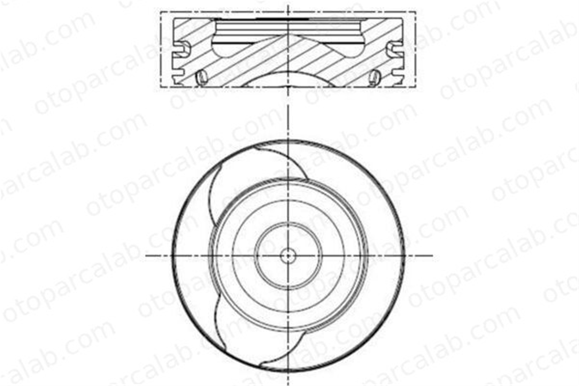 ISS 8771952STD000G Piston (76.00MM-STD) RENAULT KANGOO / GRAND KANGOO II KANGOO Express 120A18001R 6070300717