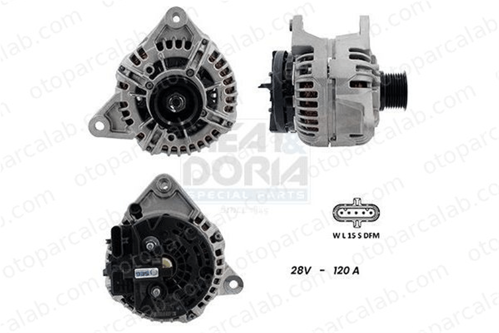 IVECO ORJINAL 5801906012 Alternatör IVECO STRALIS II EUROCARGO V 5801906012